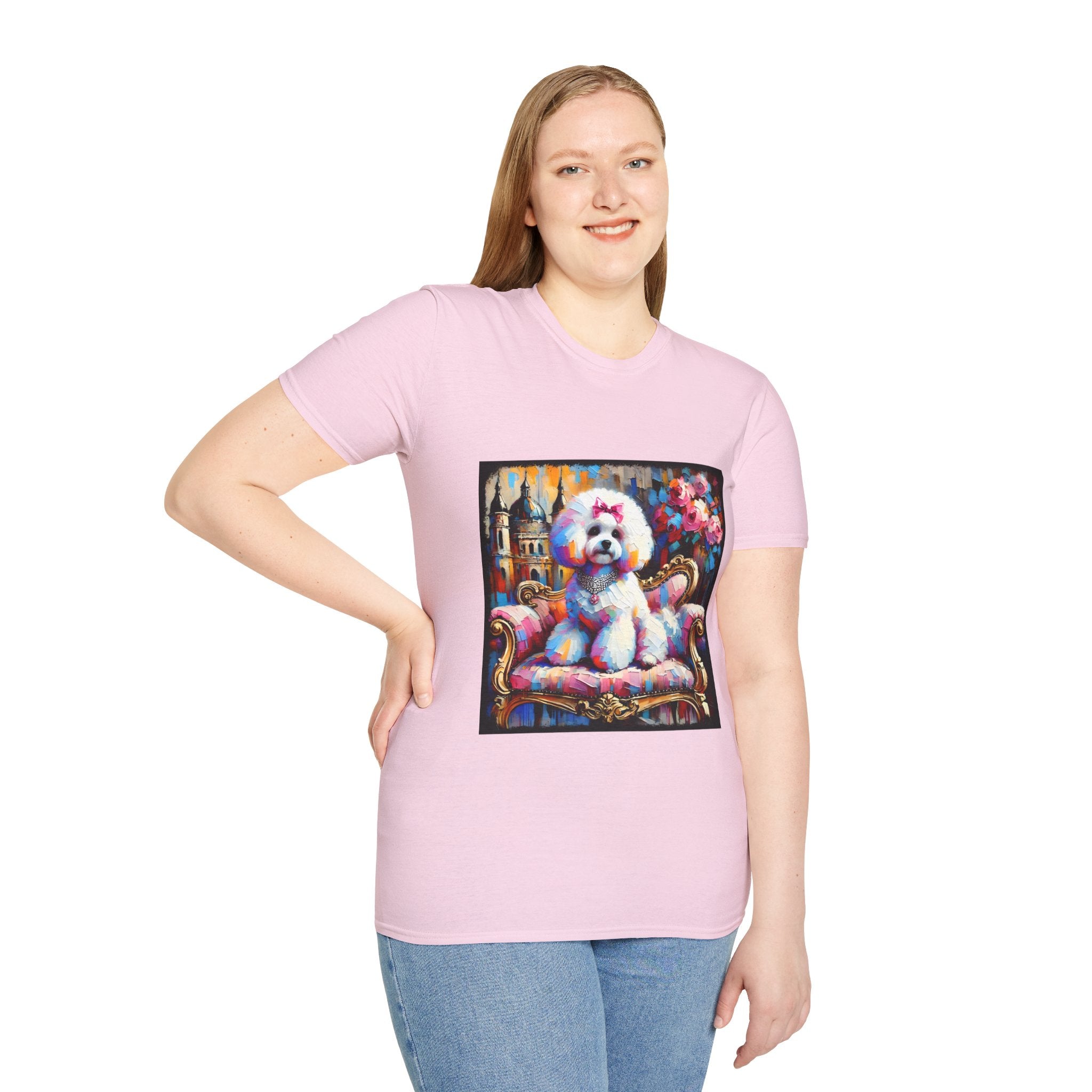 Bichon Frise diamond Princess Classic | Unisex Dog T-Shirt