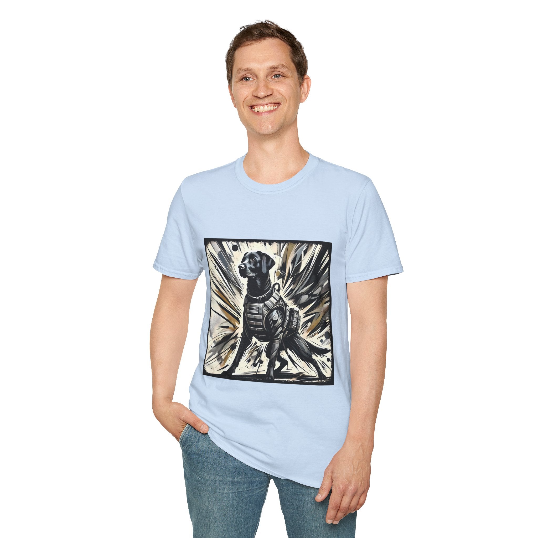 Labrador Retriever Bold Armor Classic | Unisex Dog T-Shirt