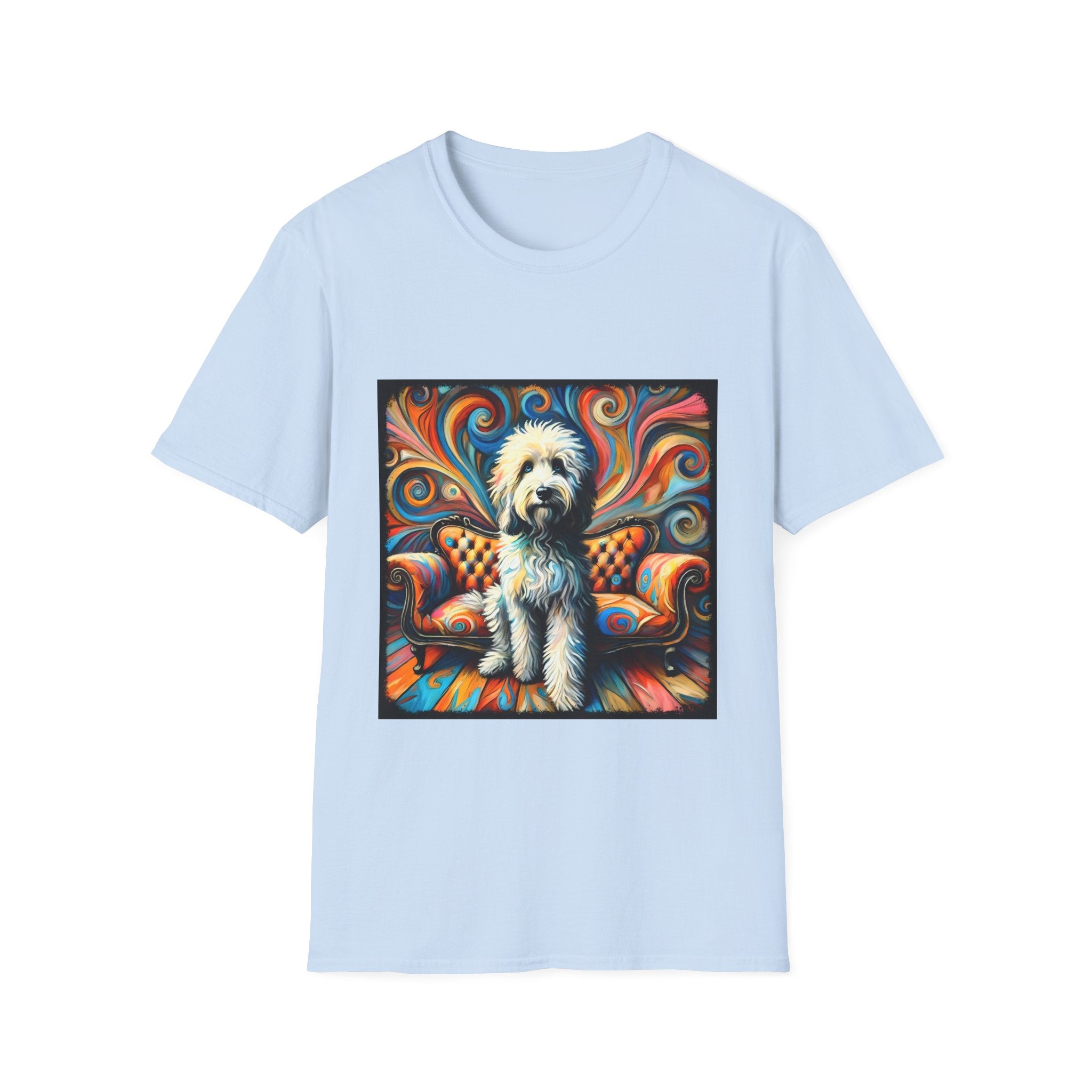 Sheepadoodle Bold Swirl | Unisex Dog T-Shirt
