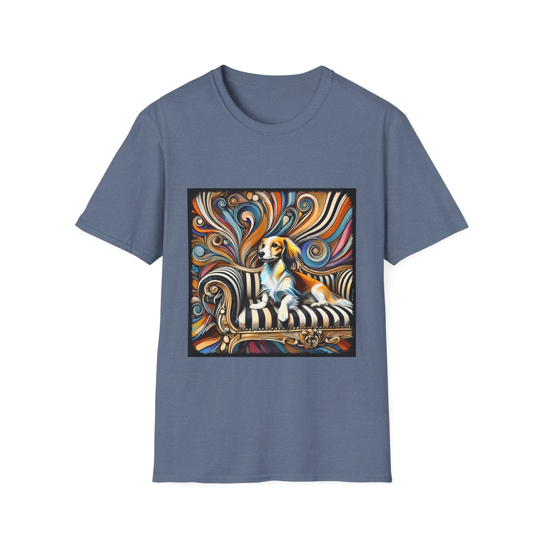Dachshund Chic Swirl | Unisex Dog T-Shirt