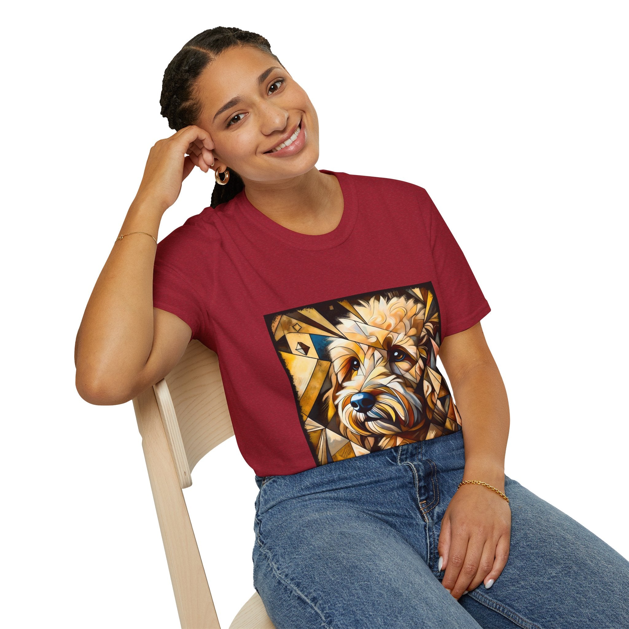 Goldendoodle Geometric | Unisex Dog T-Shirt