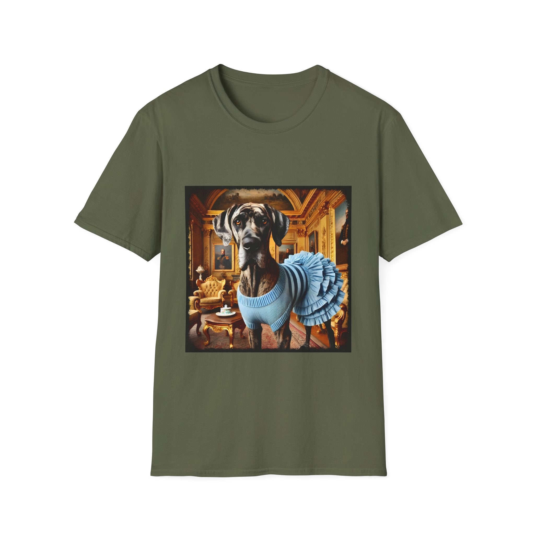 Great Dane Brindle Billionaire | Unisex Dog T-Shirt