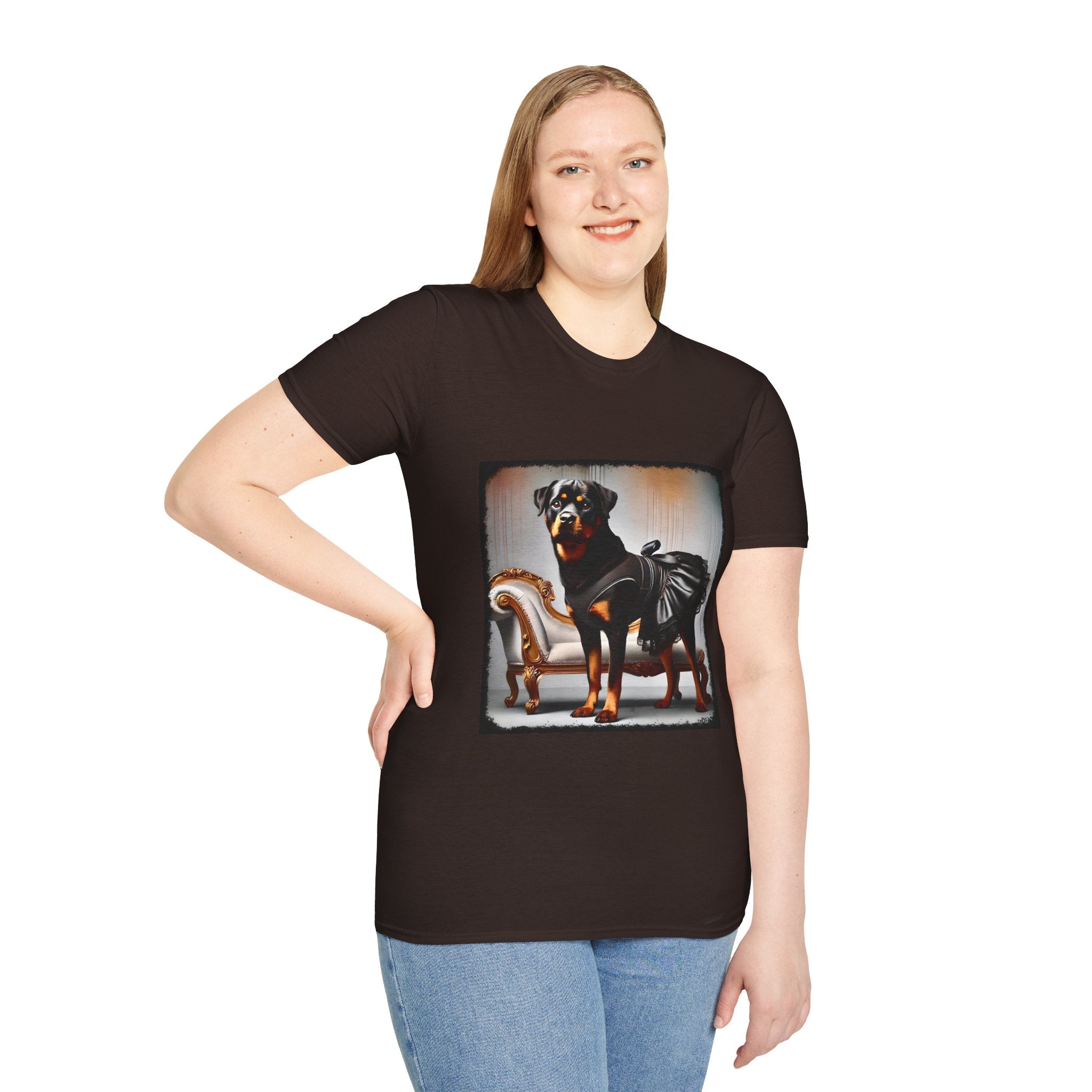 Rottweiler Leather & Lace | Unisex Dog T-Shirt