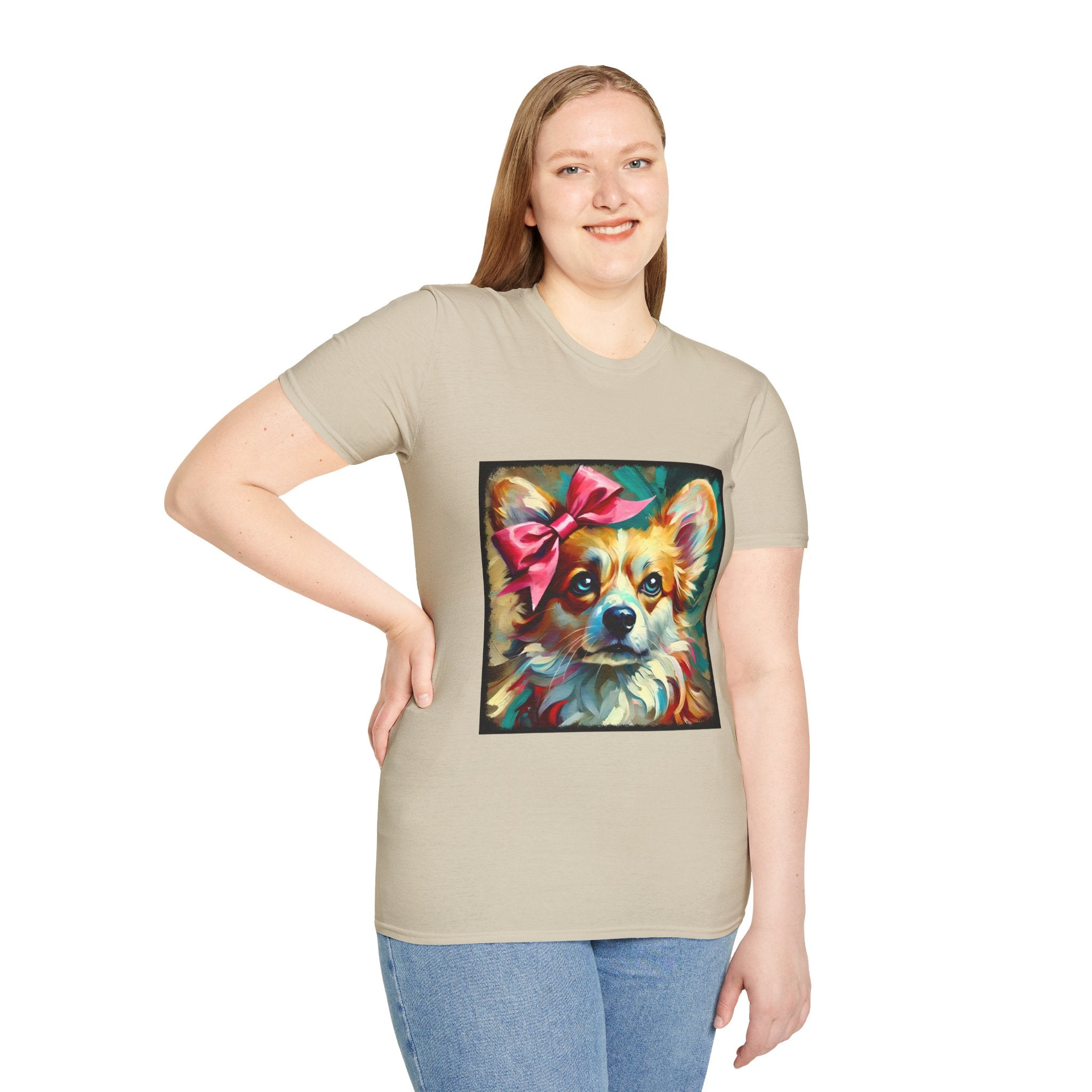 Pembroke Welsh Corgi Teal Classic | Unisex Dog T-Shirt