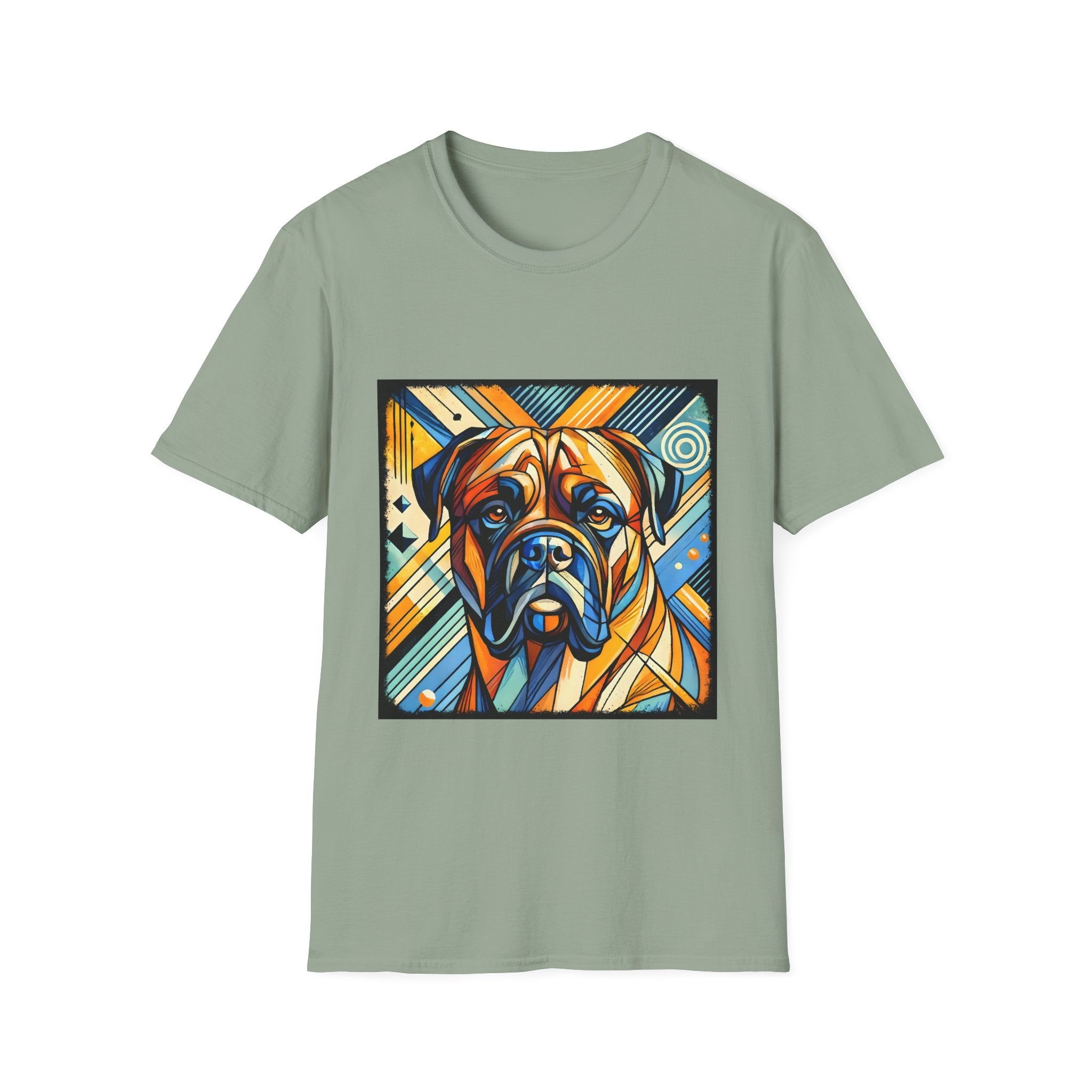 Bullmastiff Warm Geometric | Unisex Dog T-Shirt