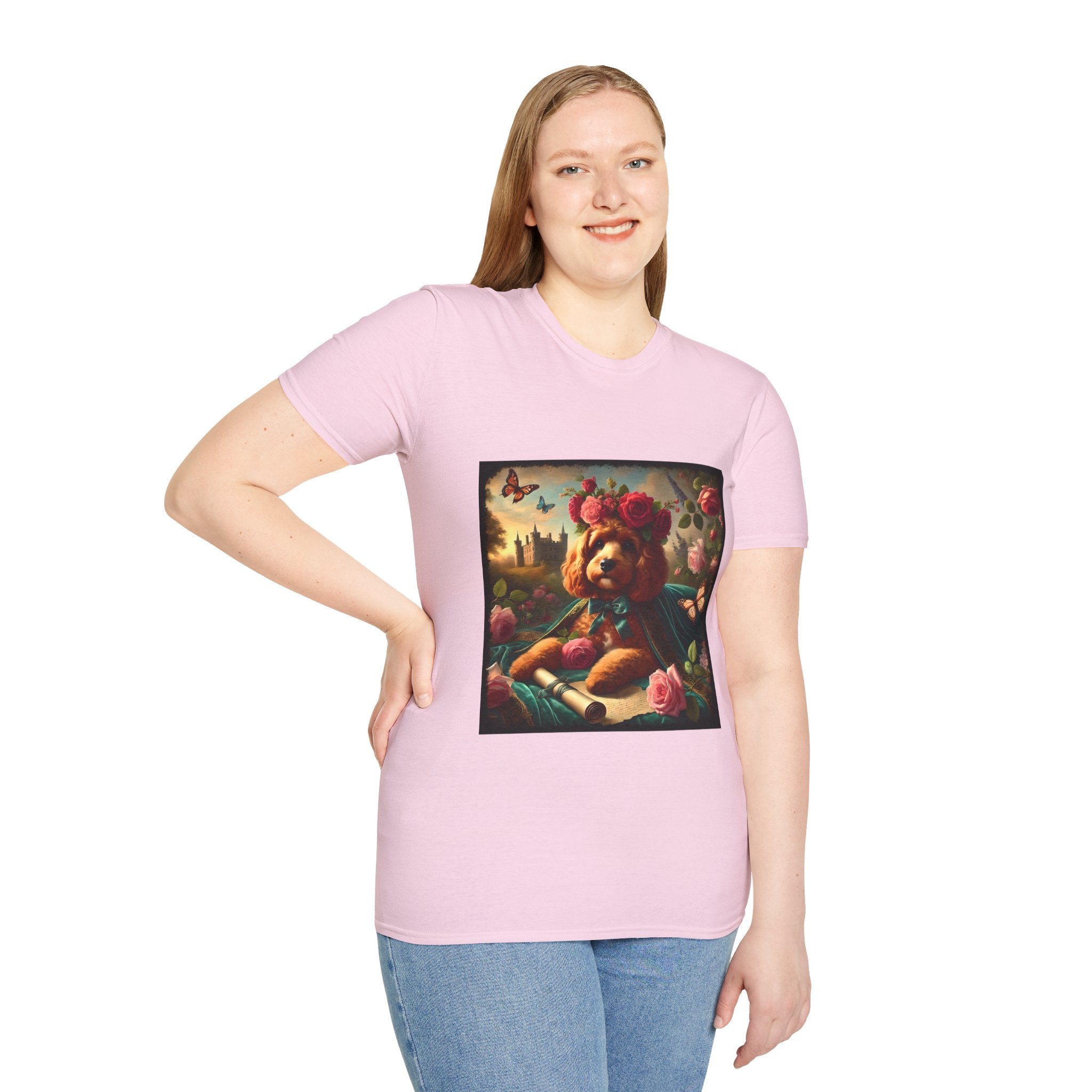 Cavapoo Botanical Beauty | Unisex Dog T-Shirt