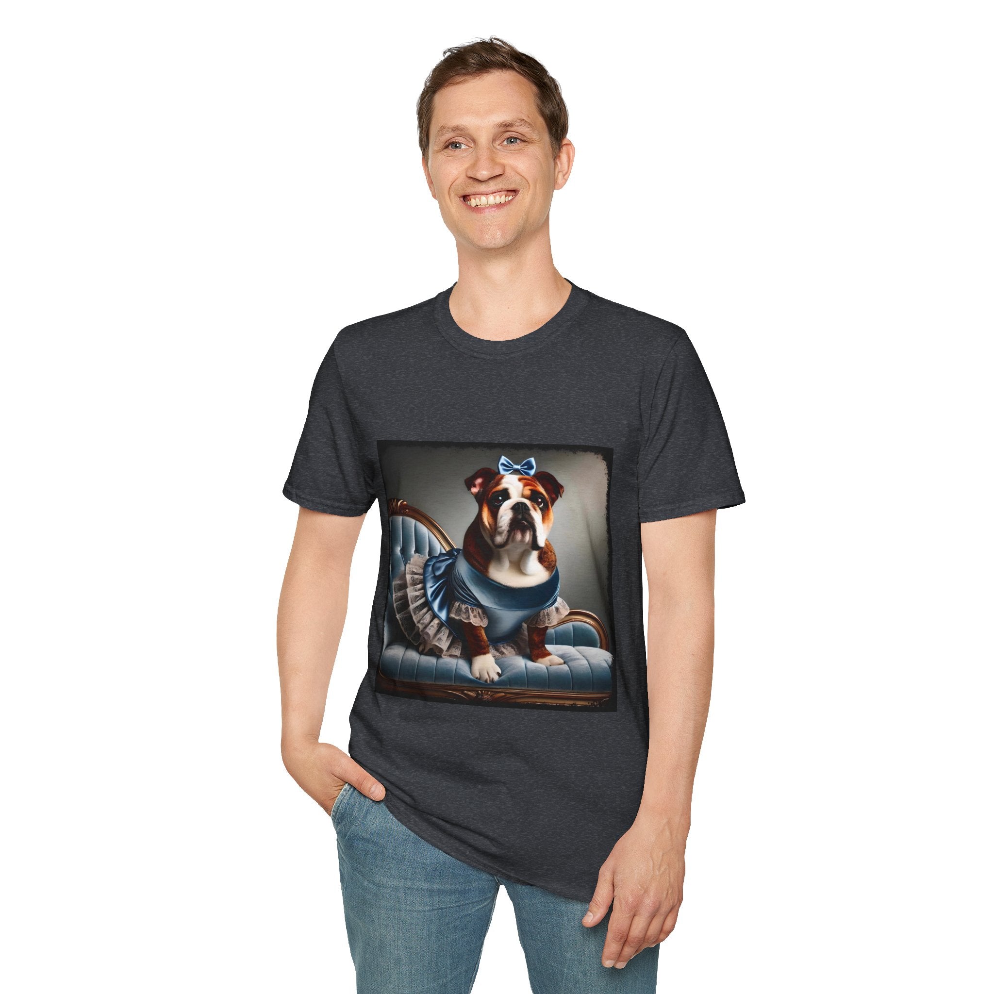 Bulldog Velvet Vixen | Unisex Dog T-Shirt