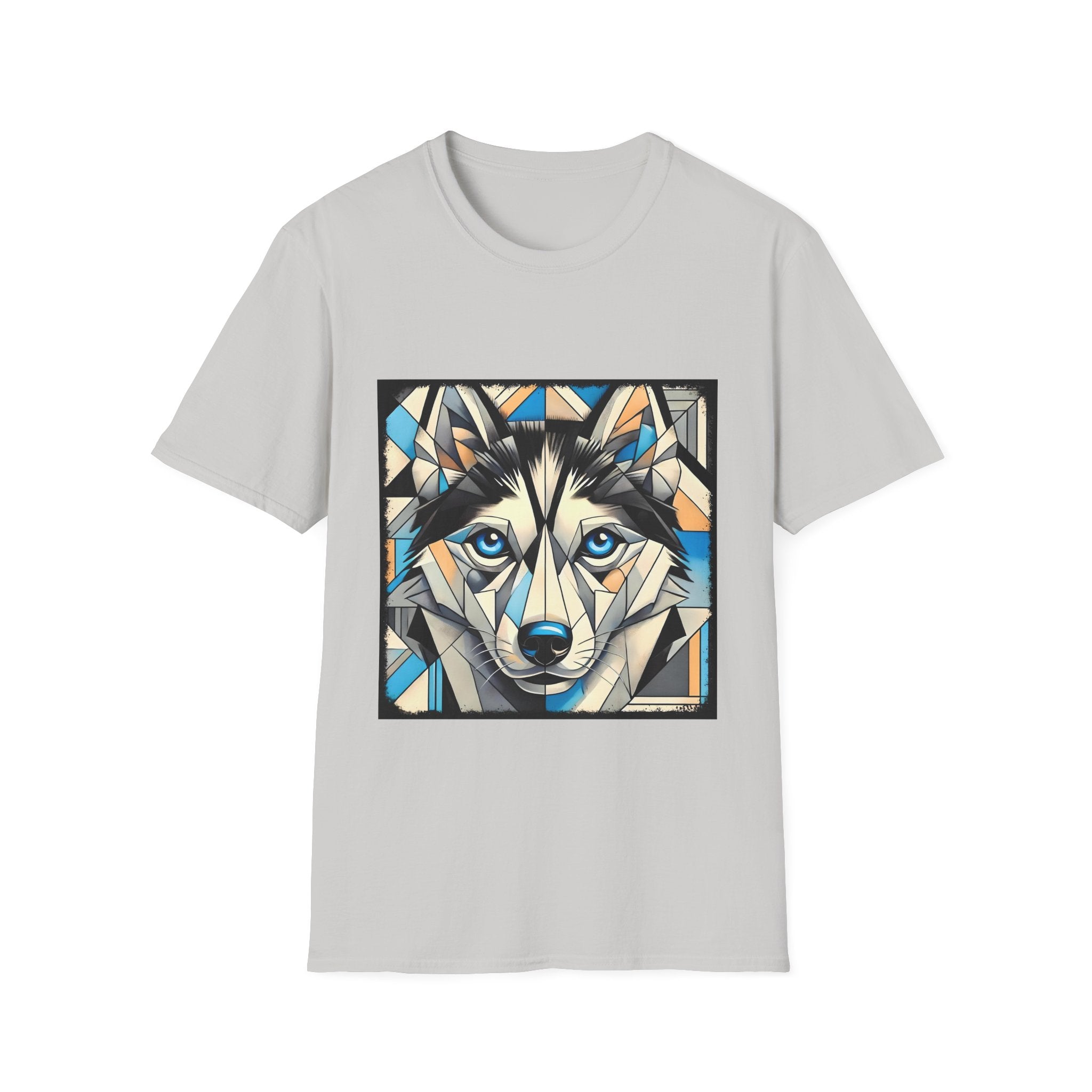 Siberian Husky Bold Geometric | Unisex Dog T-Shirt