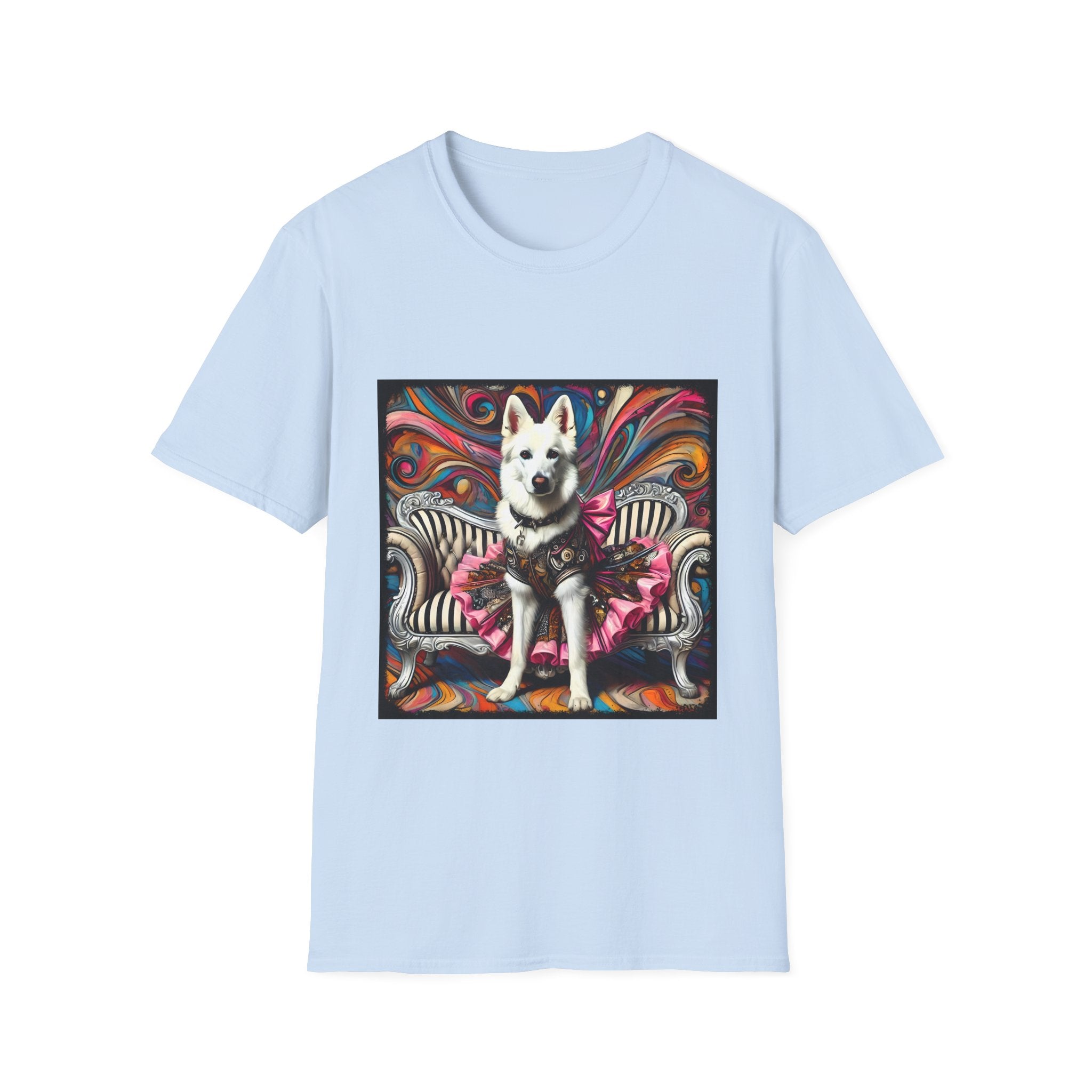 German Shepherd Pink Rocker | Unisex Dog T-Shirt