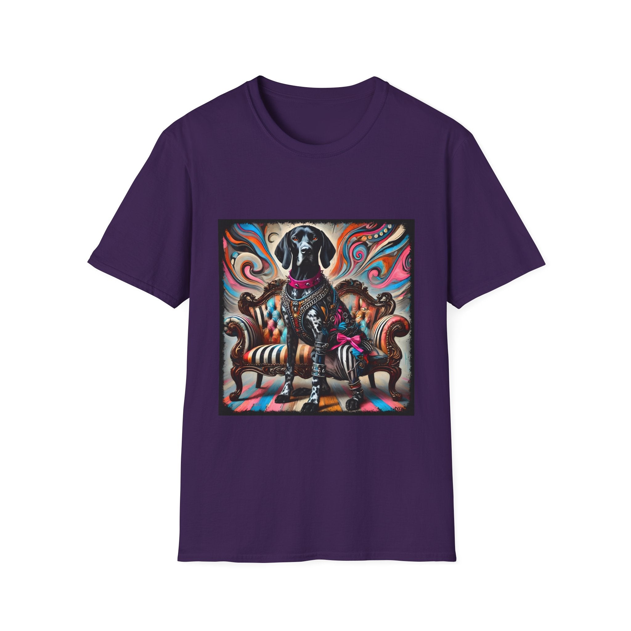German Shorthaired Pointer Rebel Rocker | Unisex Dog T-Shirt