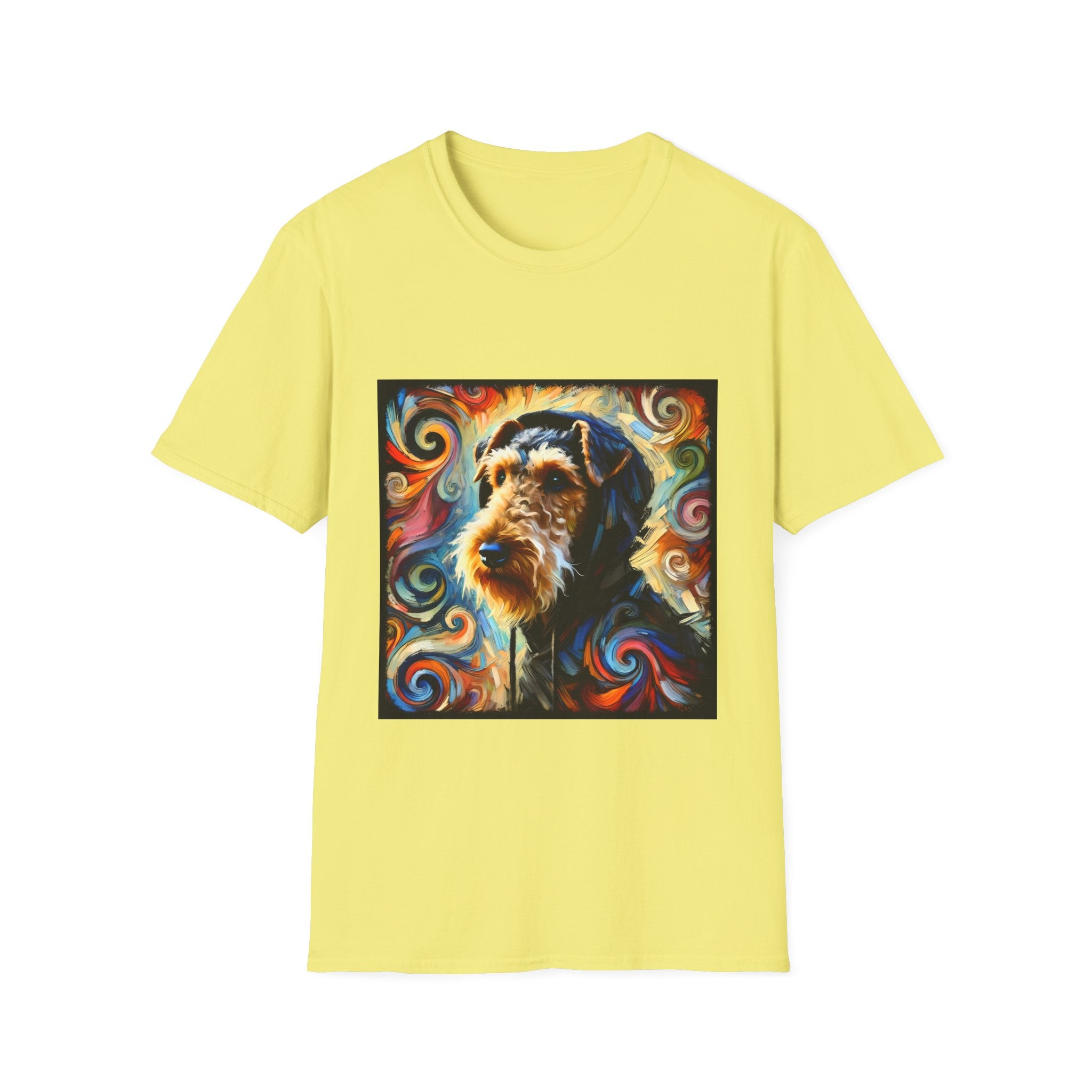 Airedale Terrier Hoodie Swirl | Unisex Dog T-Shirt