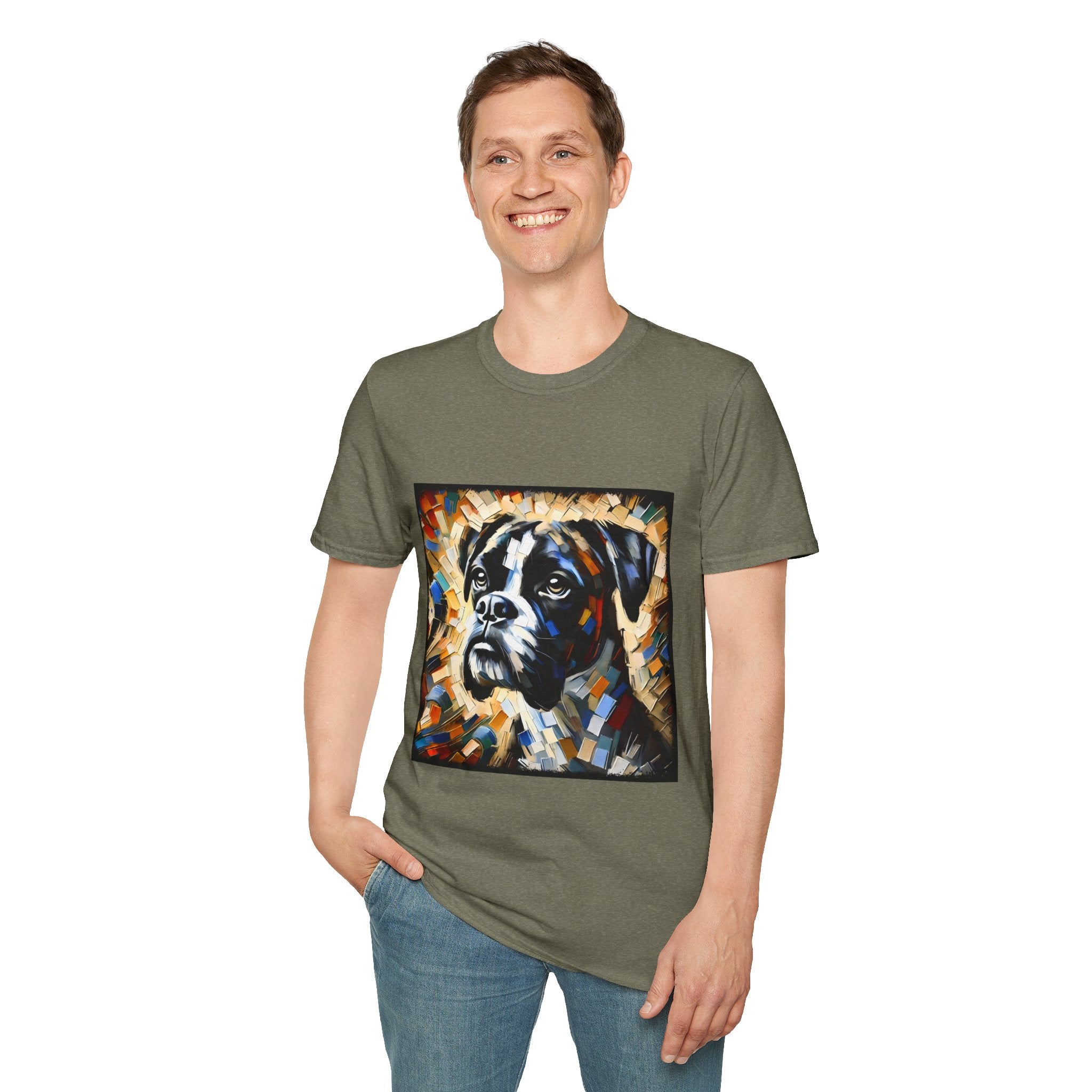 Boxer Pixel Classic | Unisex Dog T-Shirt