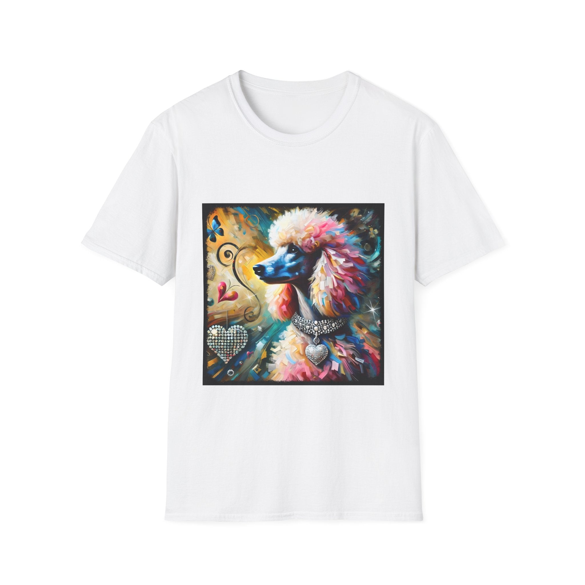 Poodle Diamond Heart Classic | Unisex Dog T-Shirt