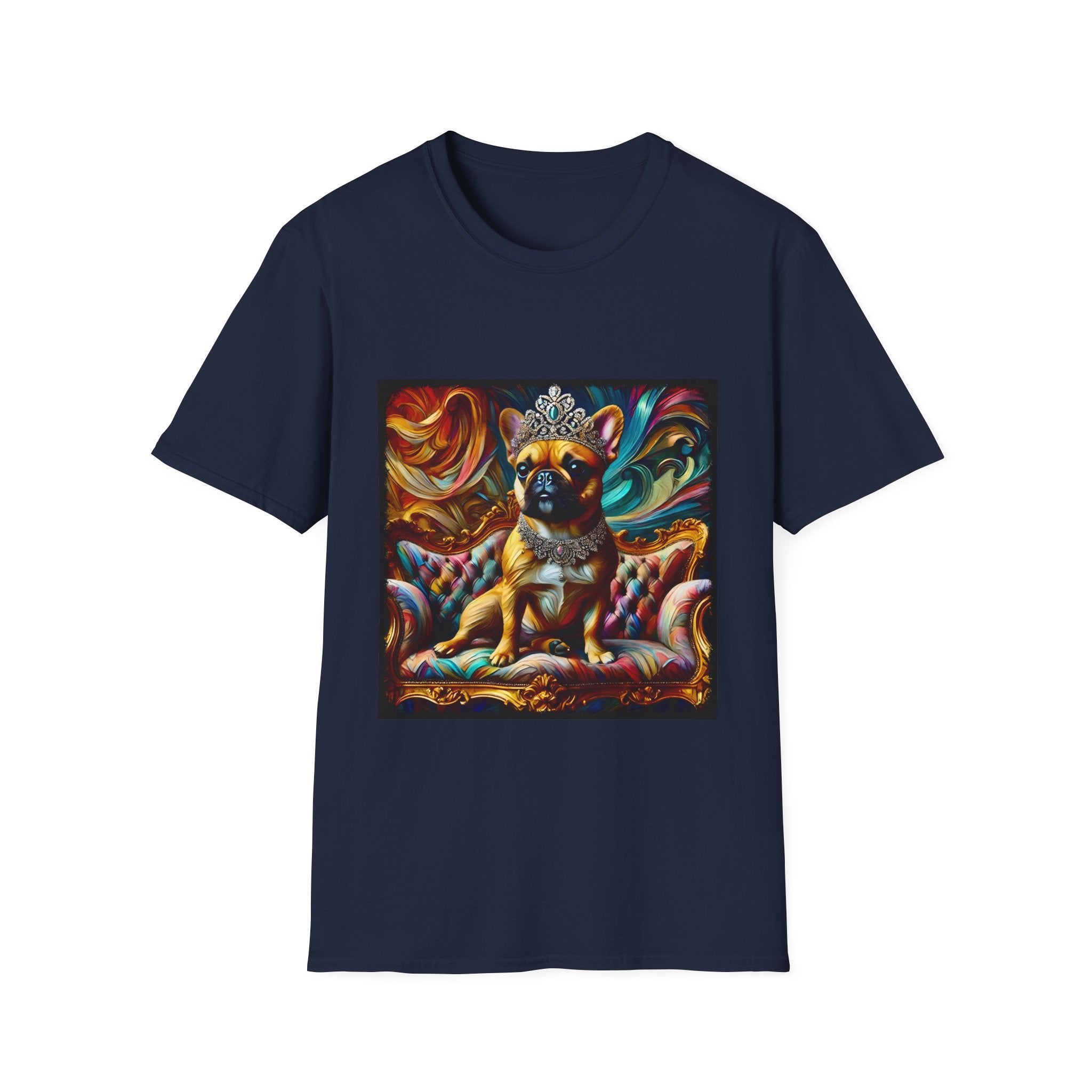 French Bulldog Glamorous Swirl | Unisex Dog T-Shirt