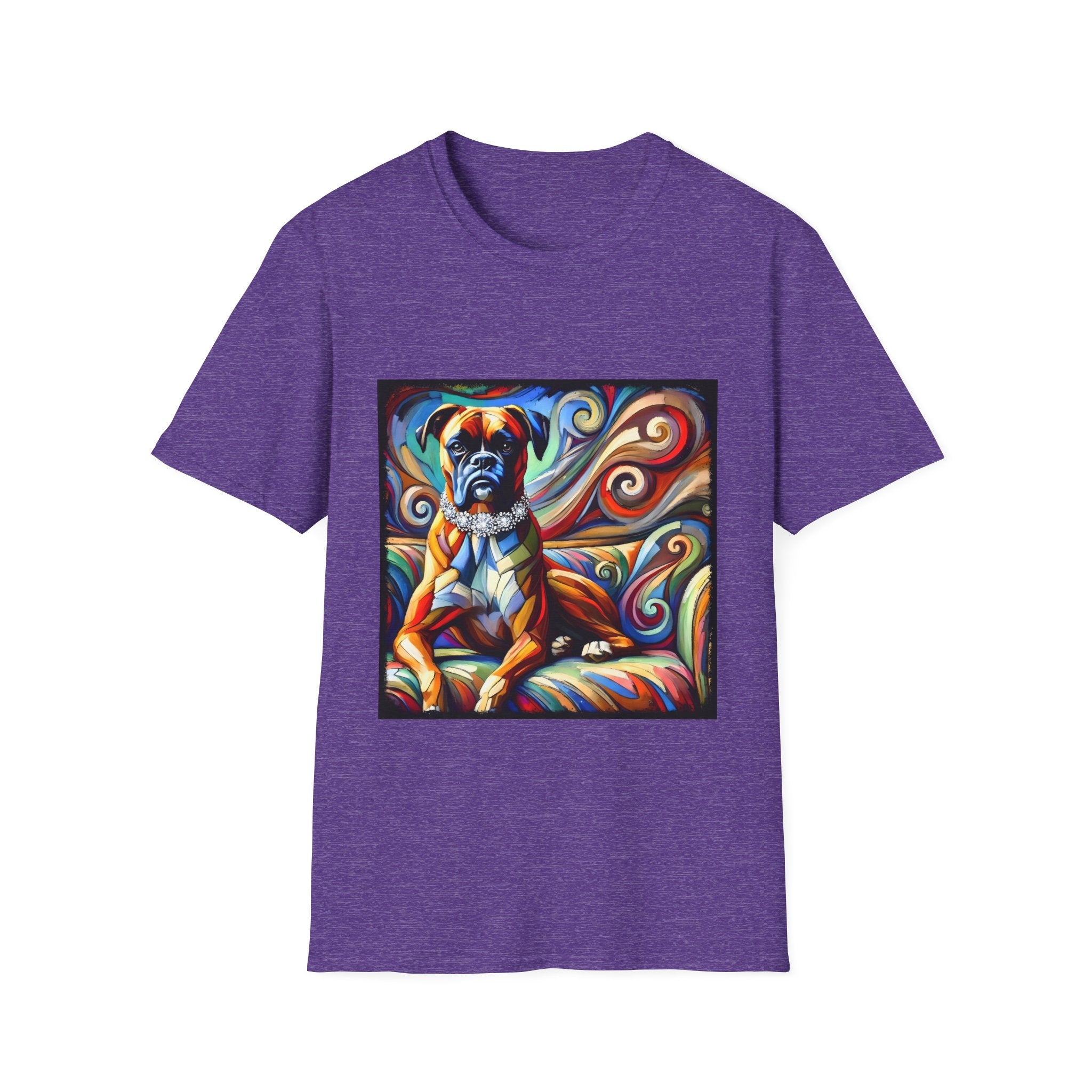 Boxer Diamond Swirl | Unisex Dog T-Shirt