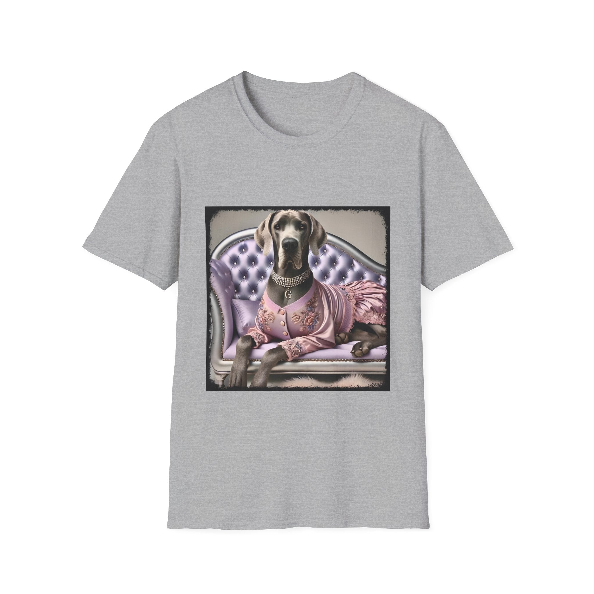 Great Dane Violet Vixen | Unisex Dog T-Shirt