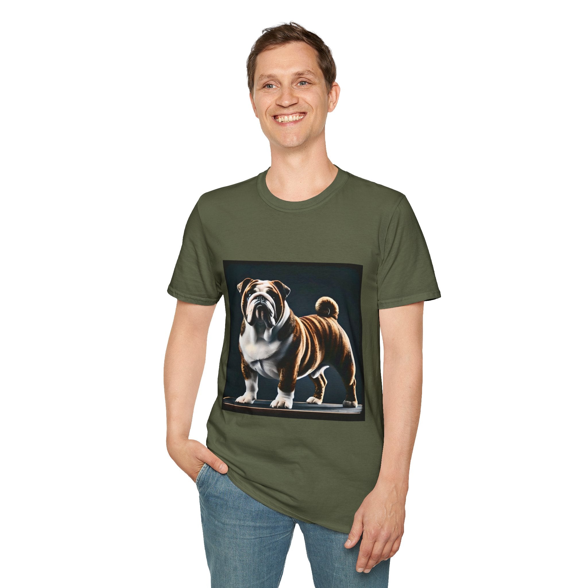 Bulldog On Display | Unisex Dog T-Shirt