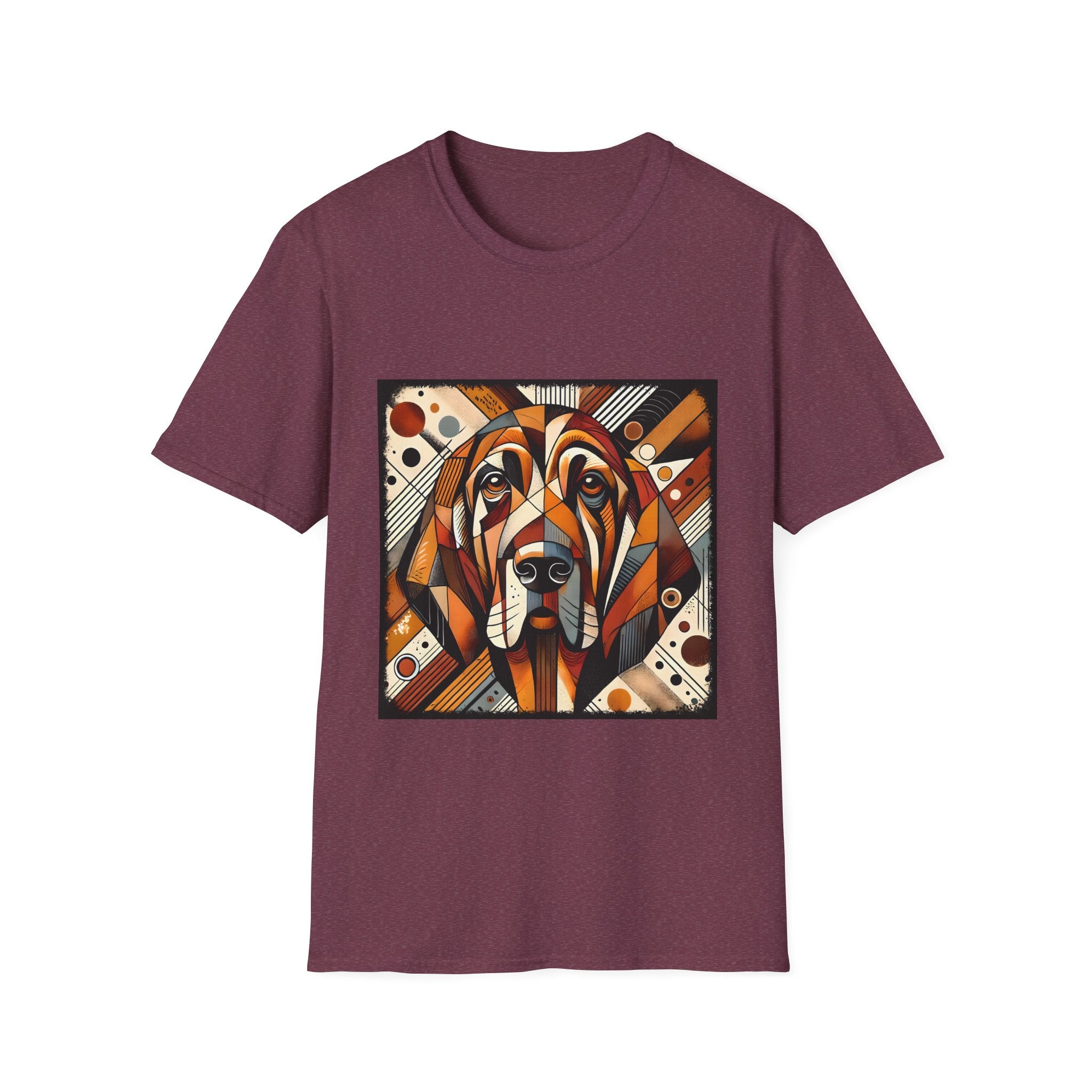 Bloodhound Bold Geometric | Unisex Dog T-Shirt