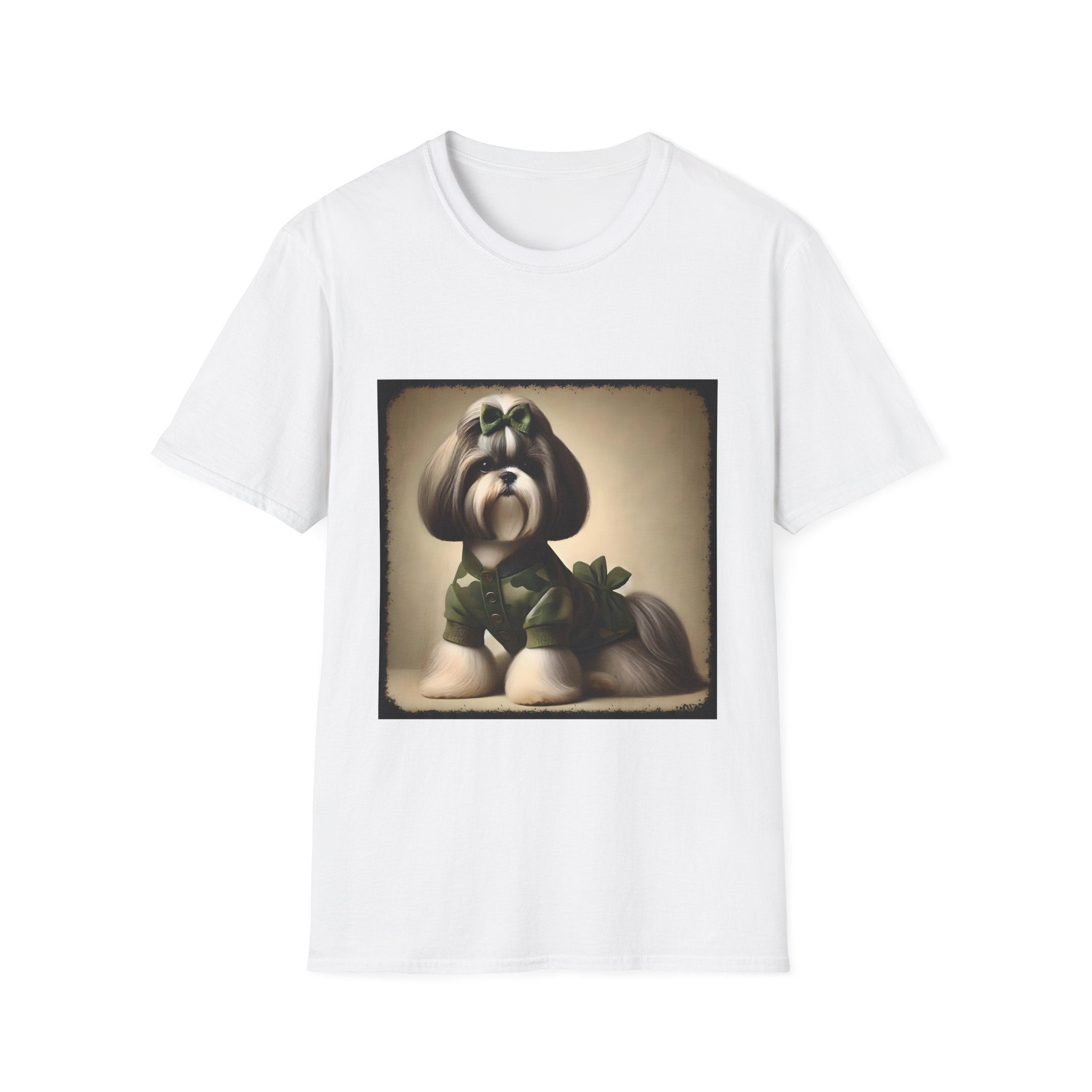 Shih Tzu Camo Cutie II | Unisex Dog T-Shirt