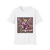 Boston Terrier Pink Rocker | Unisex Dog T-Shirt