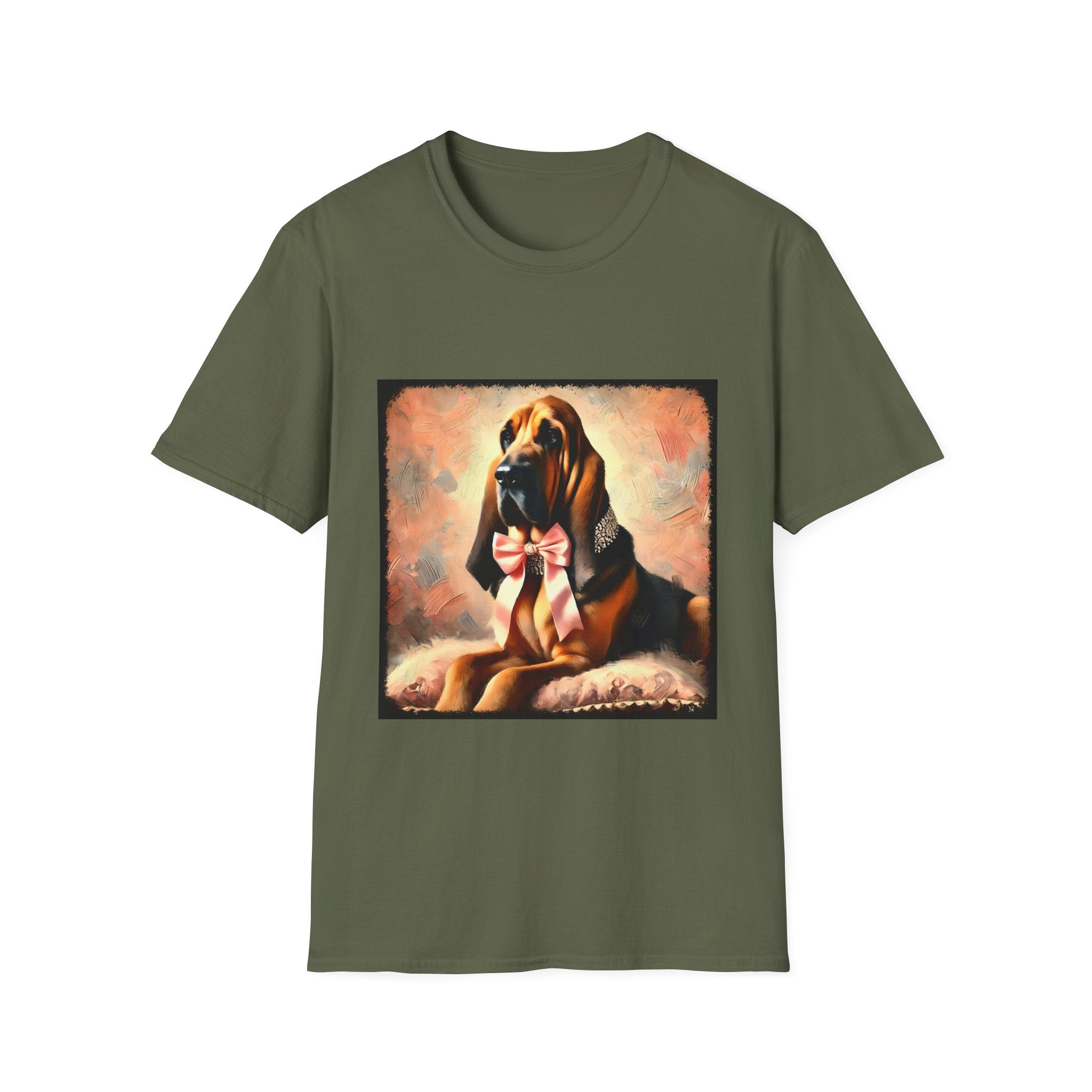 Bloodhound Poised Classic | Unisex Dog T-Shirt