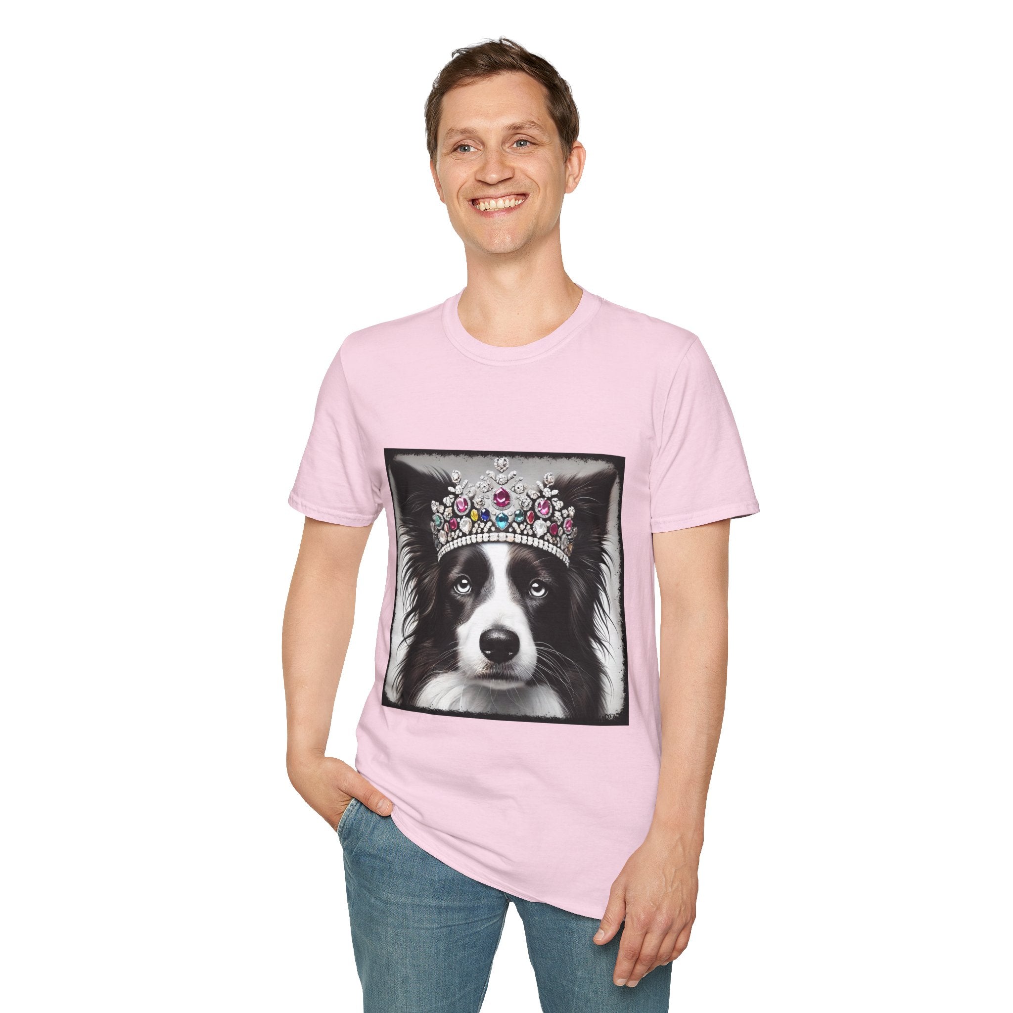 Border Collie Iconic Princess | Unisex Dog T-Shirt