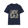 Afghan Hound B&W Bold Tie | Unisex Dog T-Shirt