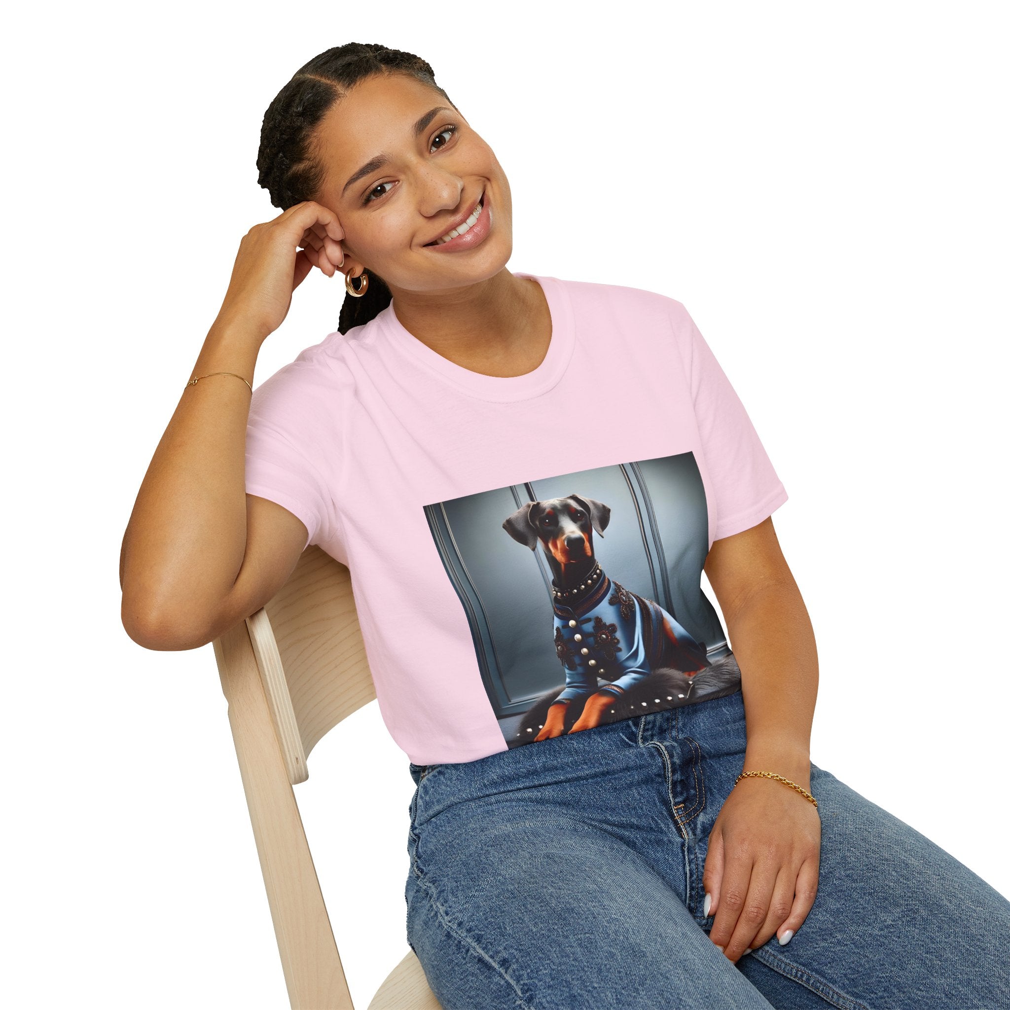Doberman Pinscher Blue Belle | Unisex Dog T-Shirt