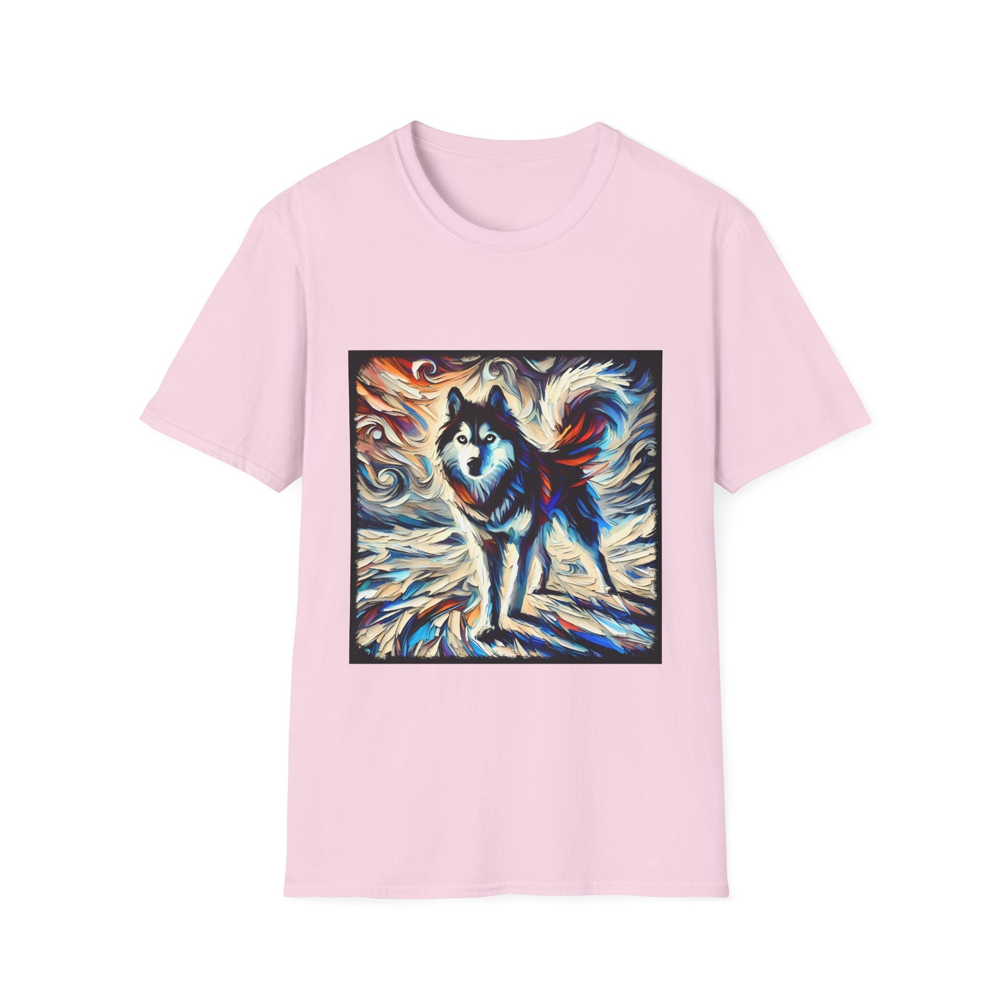 Siberian Husky Vivid Dream Swirl | Unisex Dog T-Shirt