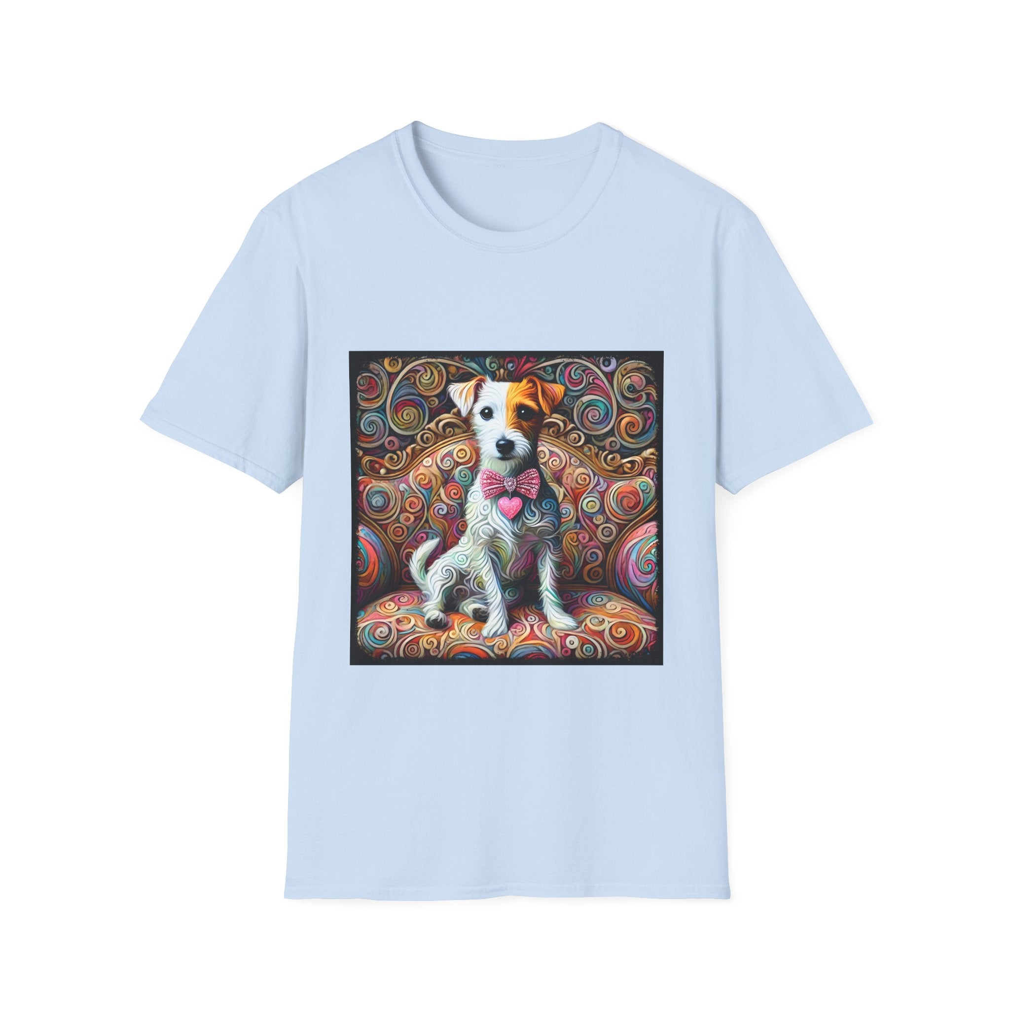 Jack Russell Terrier Love Swirl | Unisex Dog T-Shirt