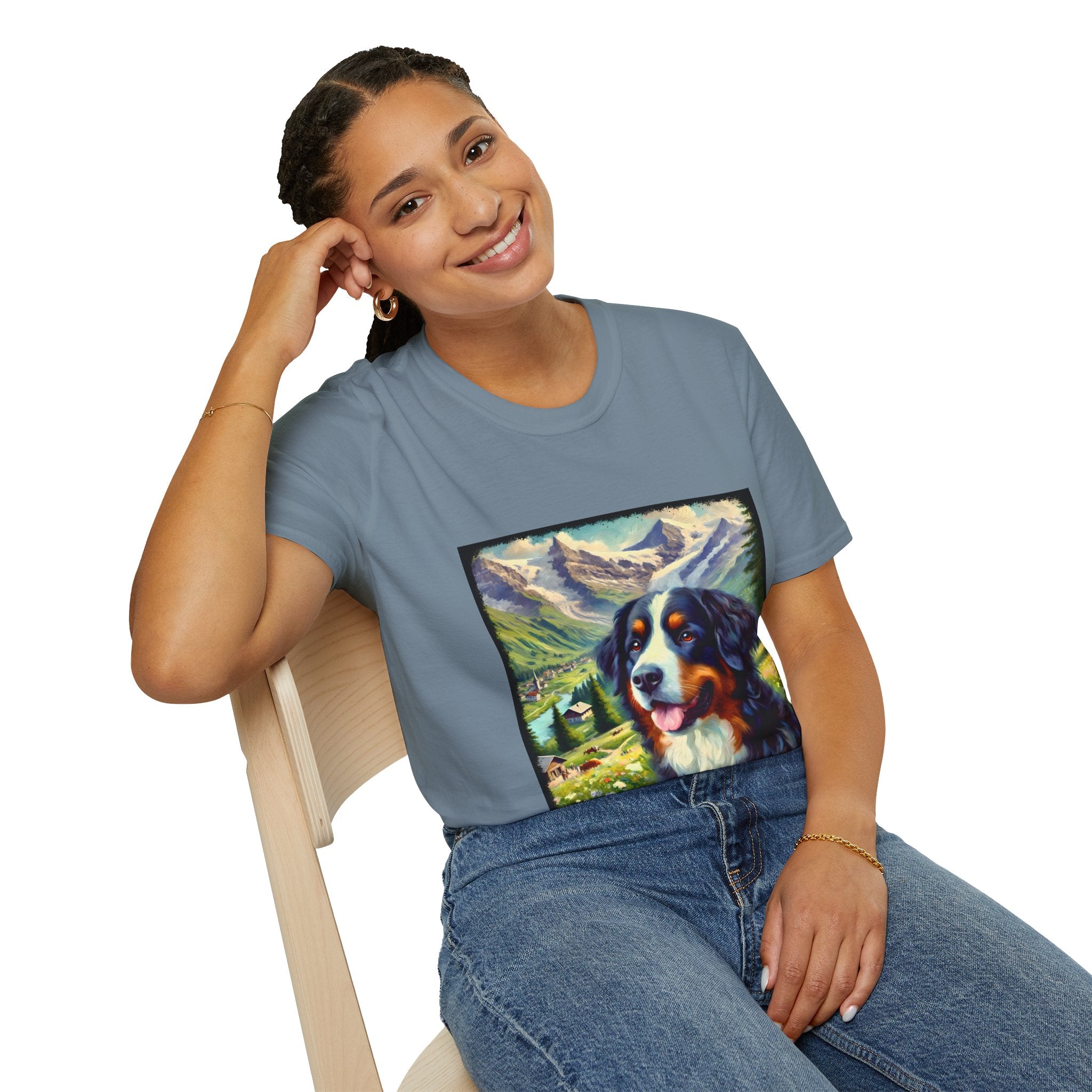 Bernese Mountain Dog Swiss Classic | Unisex Dog T-Shirt