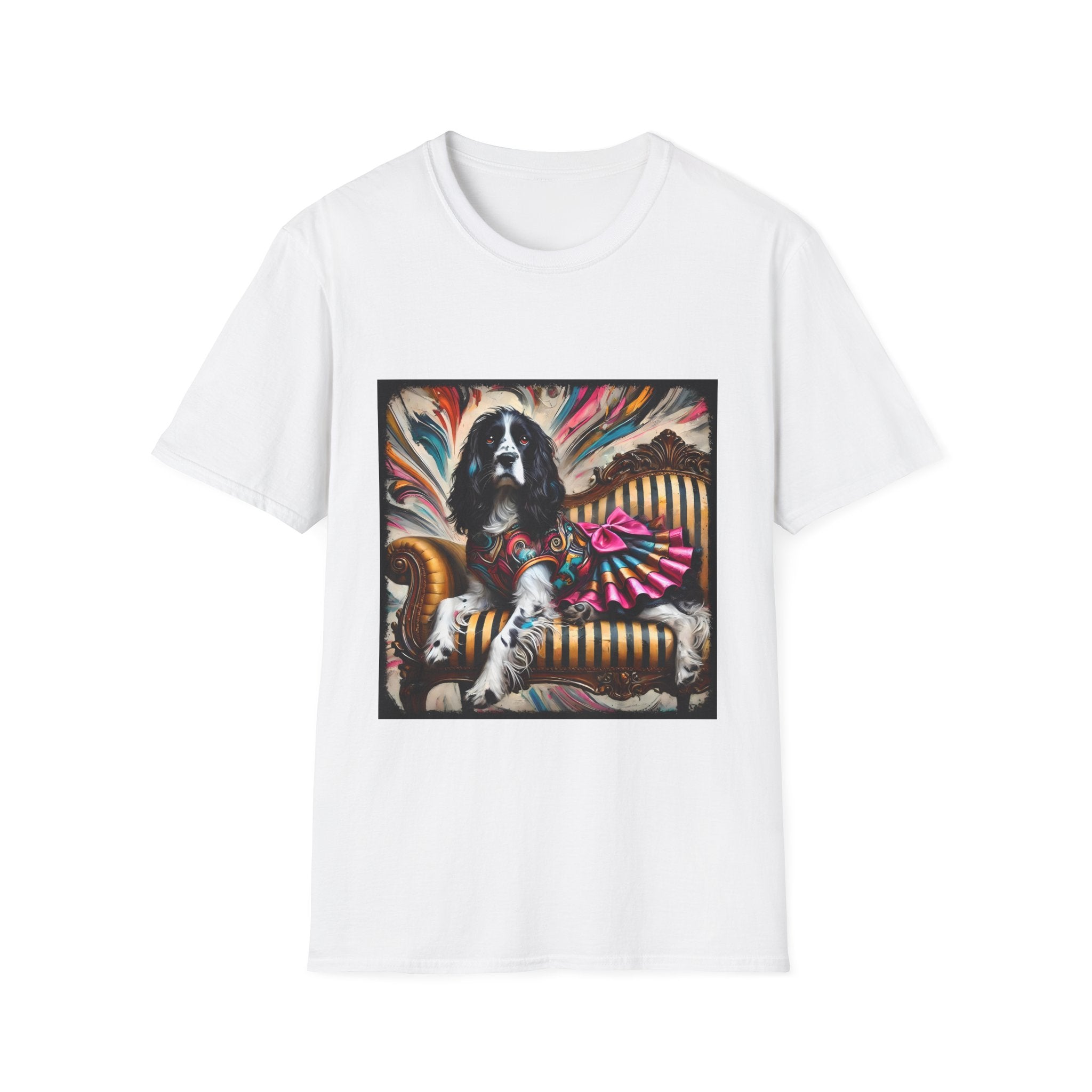 English Springer Spaniel Rebel Rocker | Unisex Dog T-Shirt