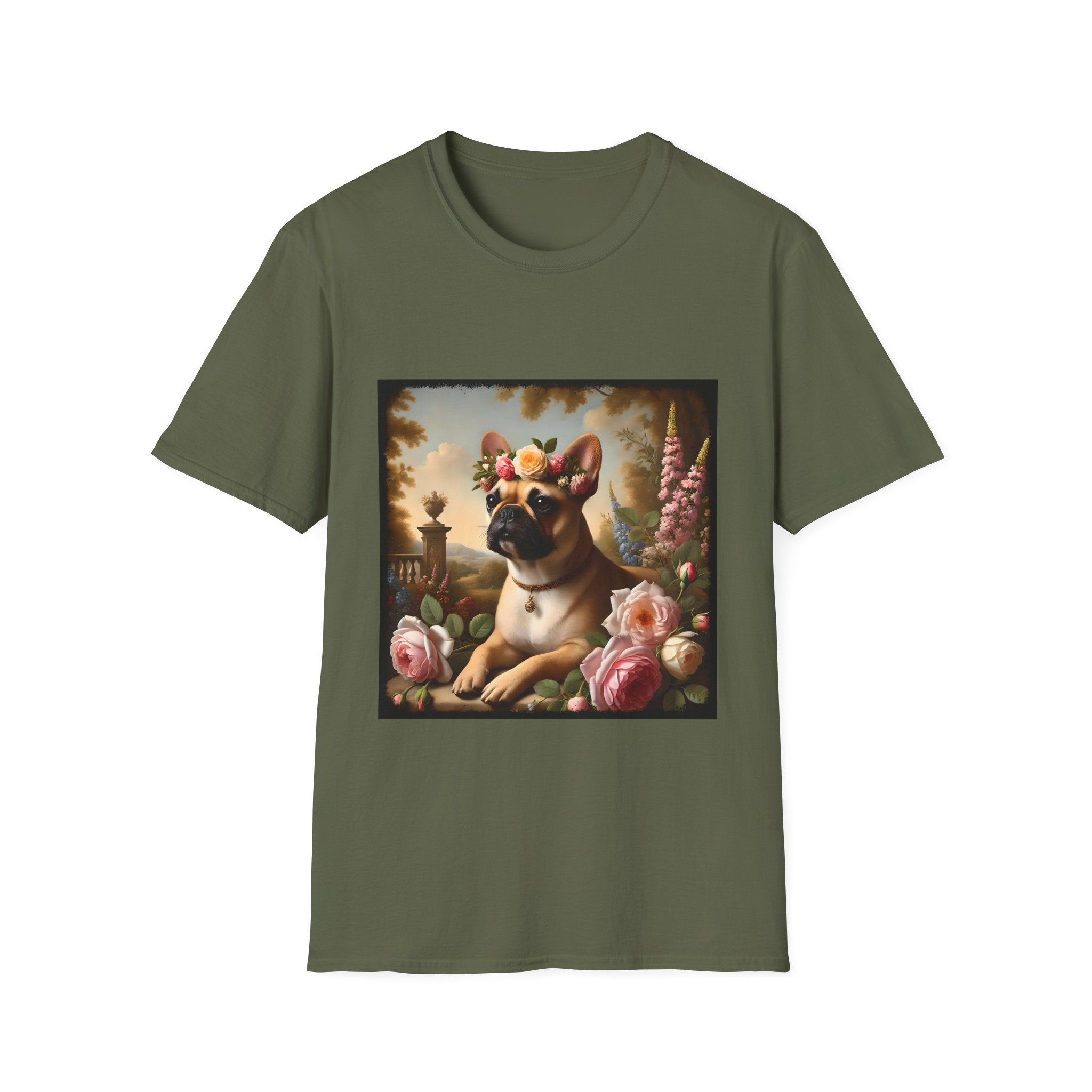 French Bulldog Garden Delight | Unisex Dog T-Shirt