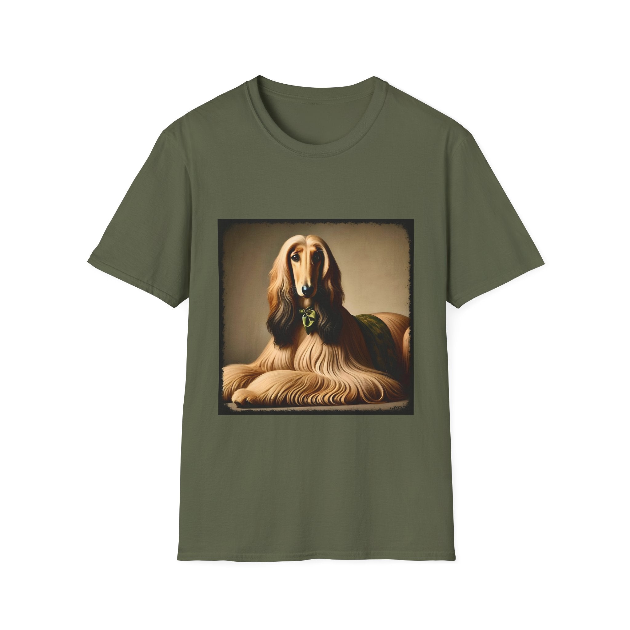 Afghan Hound Camo Cutie | Unisex Dog T-Shirt