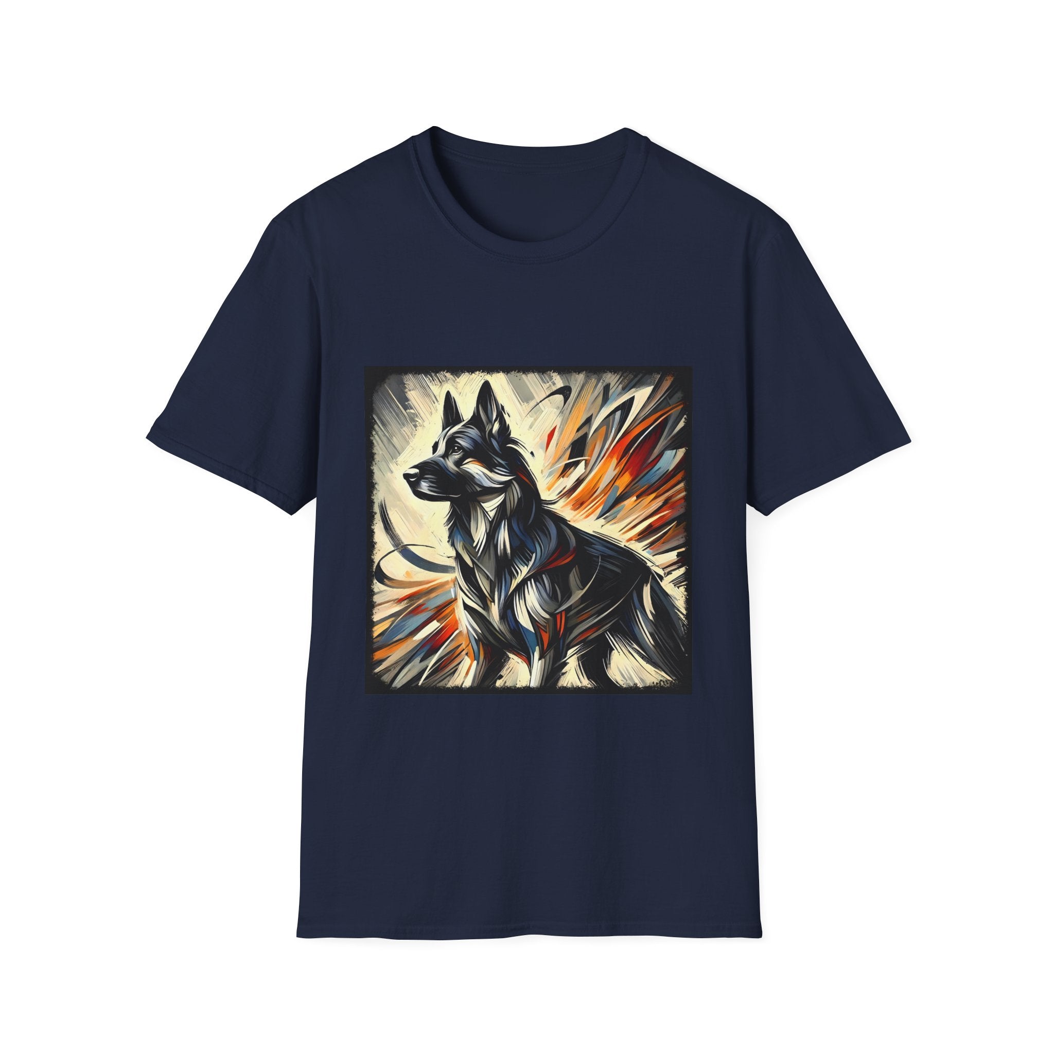 German Shepherd Fire Classic | Unisex Dog T-Shirt