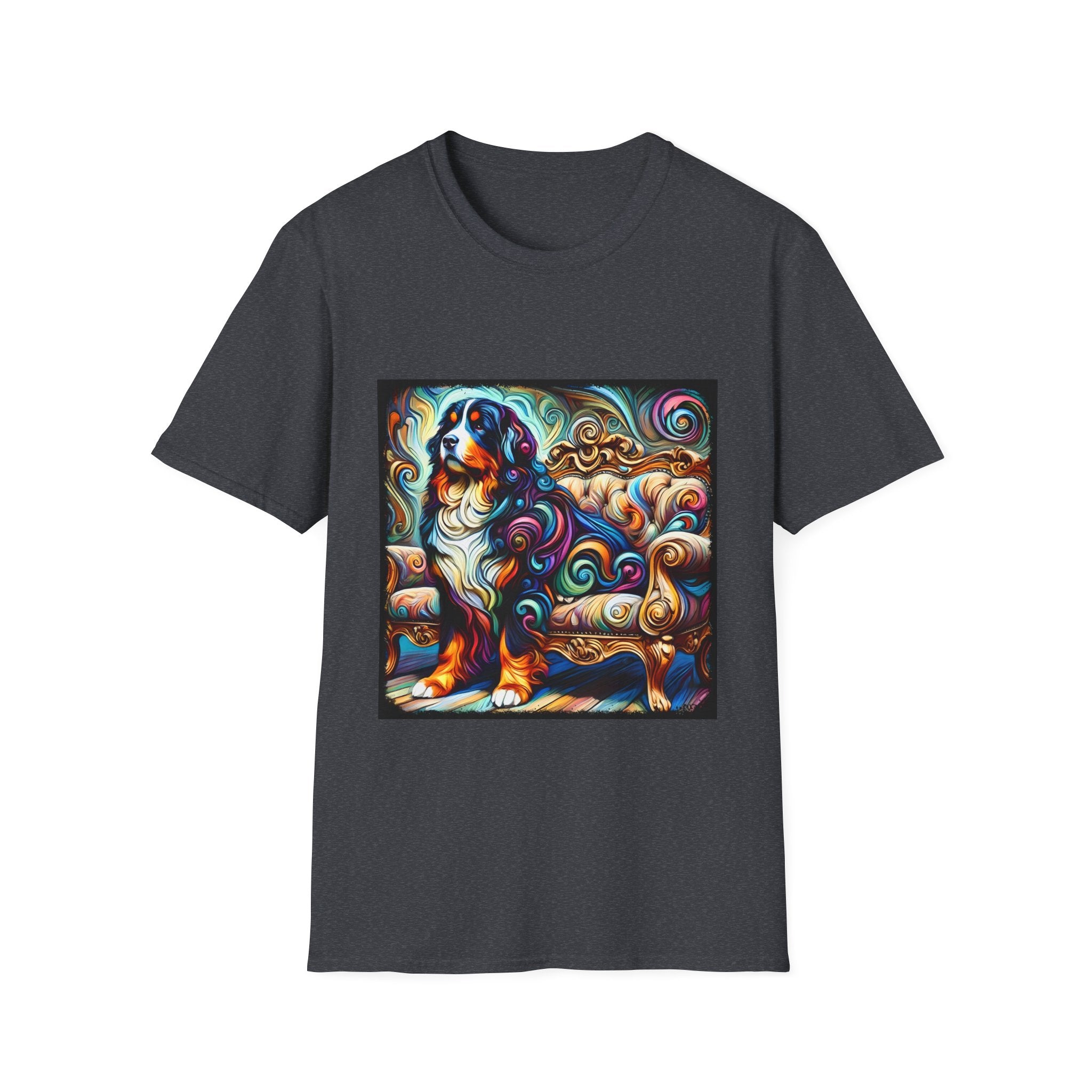Bernese Mountain Dog Majestic Swirl | Unisex Dog T-Shirt