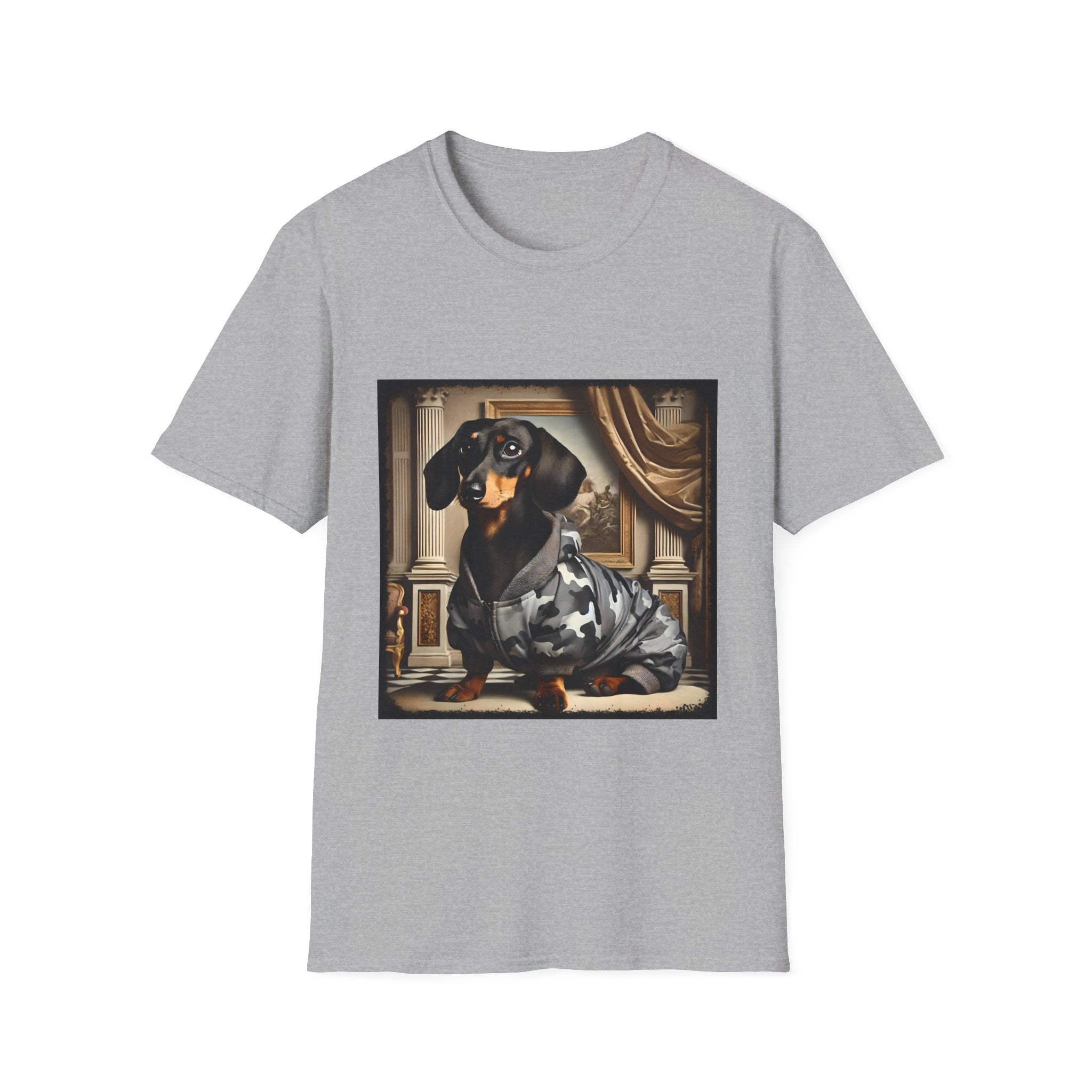 Dachshund Camo Cutie | Unisex Dog T-Shirt