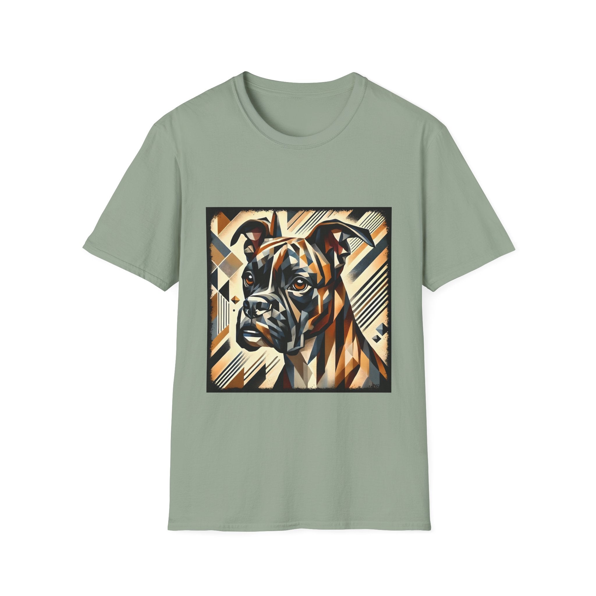 Boxer Modern Geometric | Unisex Dog T-Shirt
