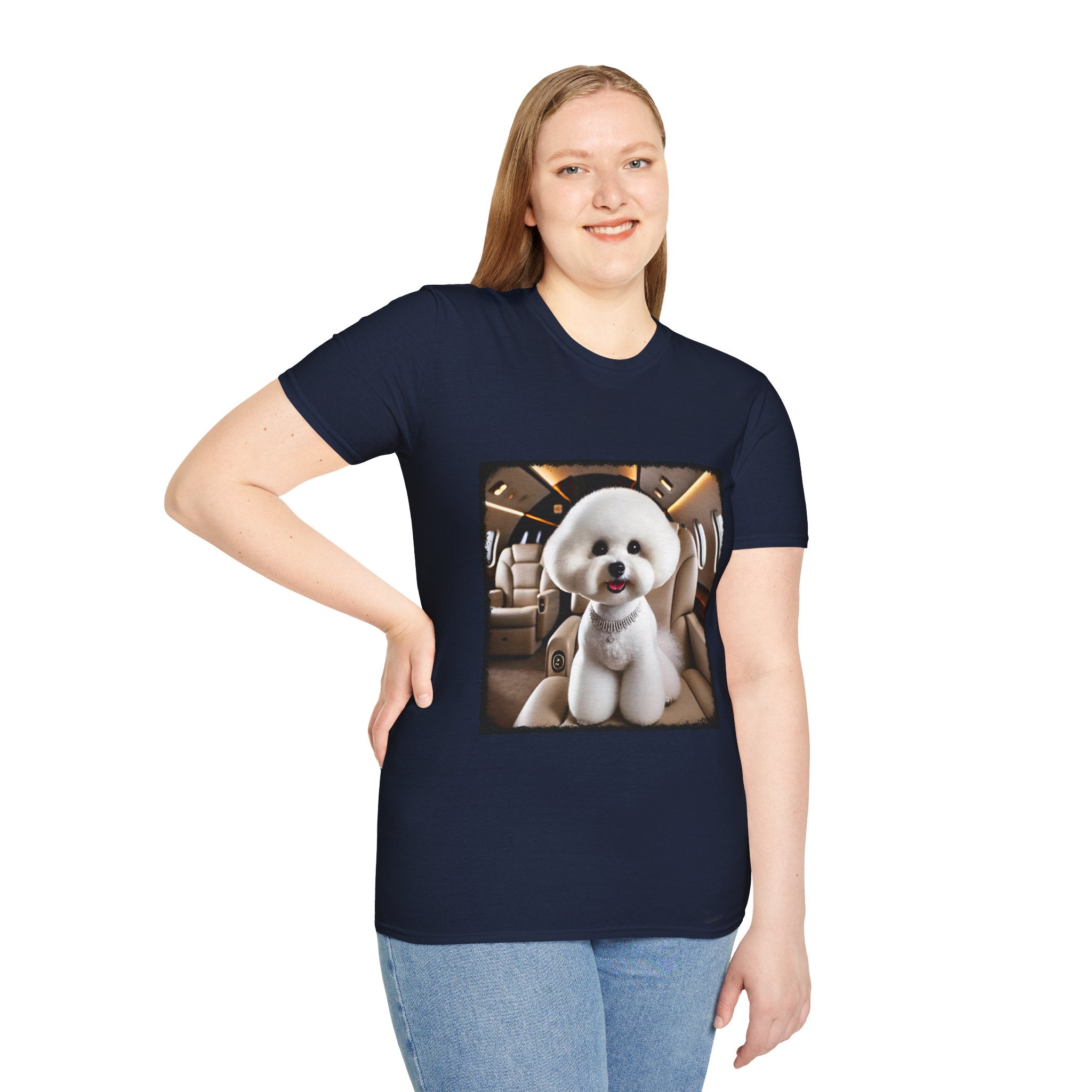 Bichon Frise Friendly Flier | Unisex Dog T-Shirt