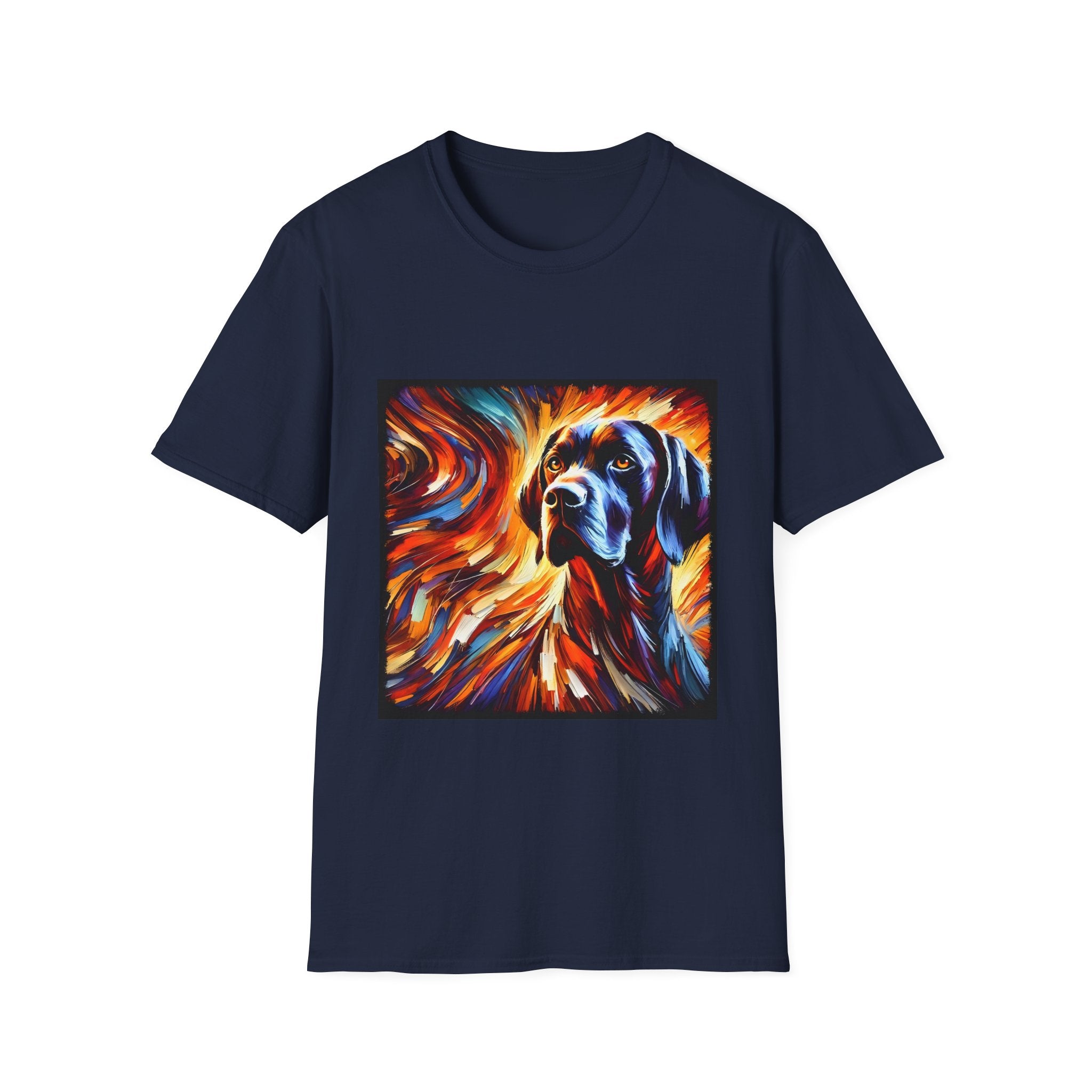German Shorthaired Pointer Bold Fire Classic | Unisex Dog T-Shirt