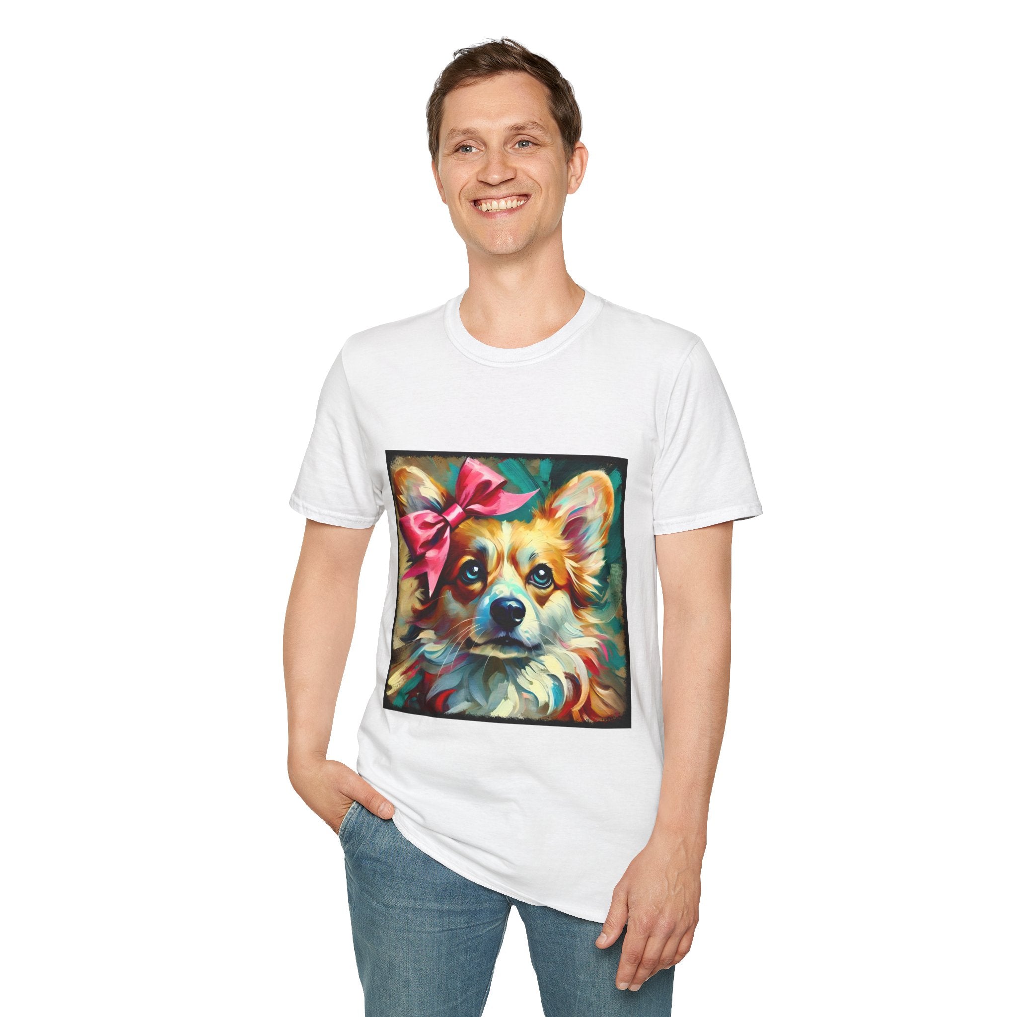 Pembroke Welsh Corgi Teal Classic | Unisex Dog T-Shirt