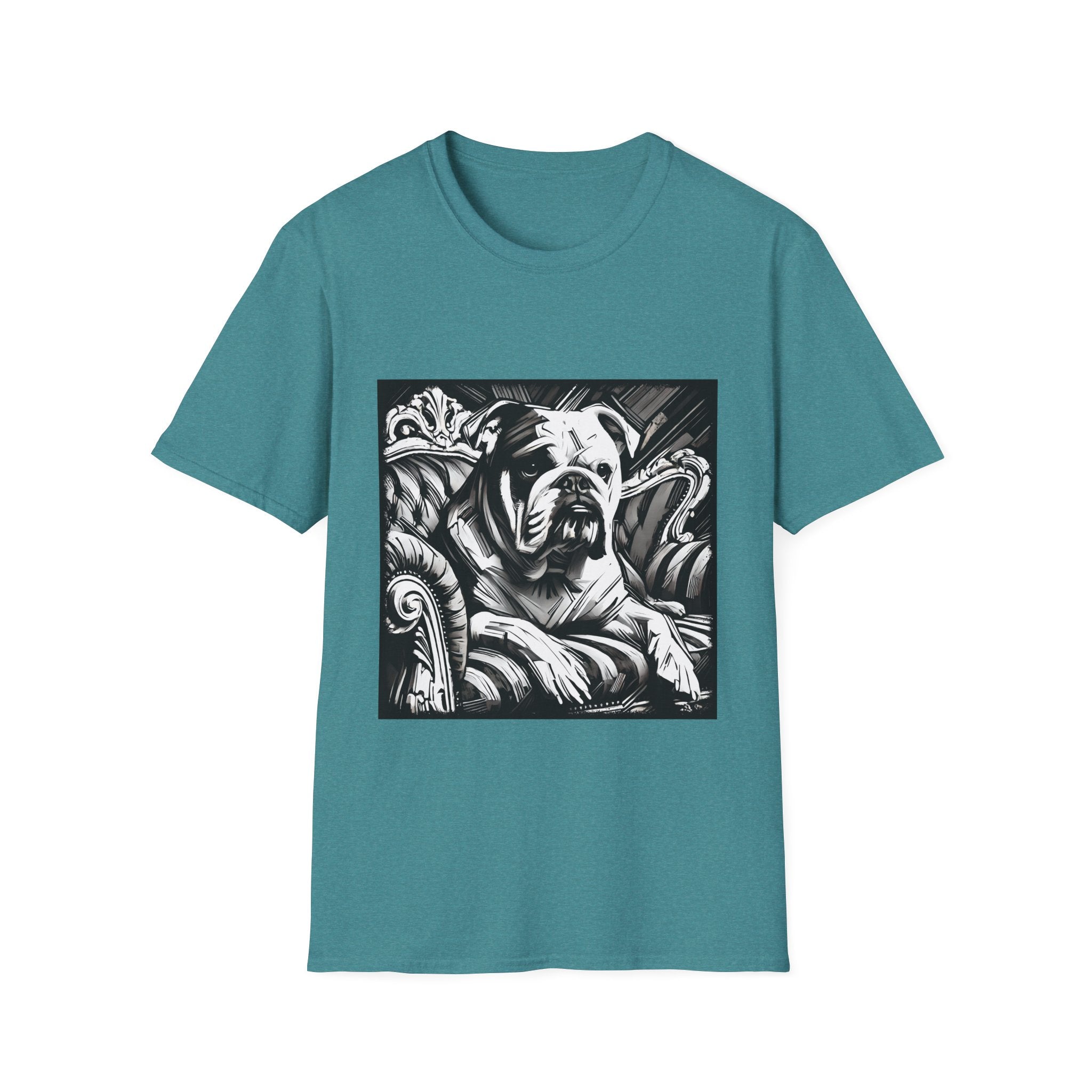 Bulldog B&W Bold | Unisex Dog T-Shirt