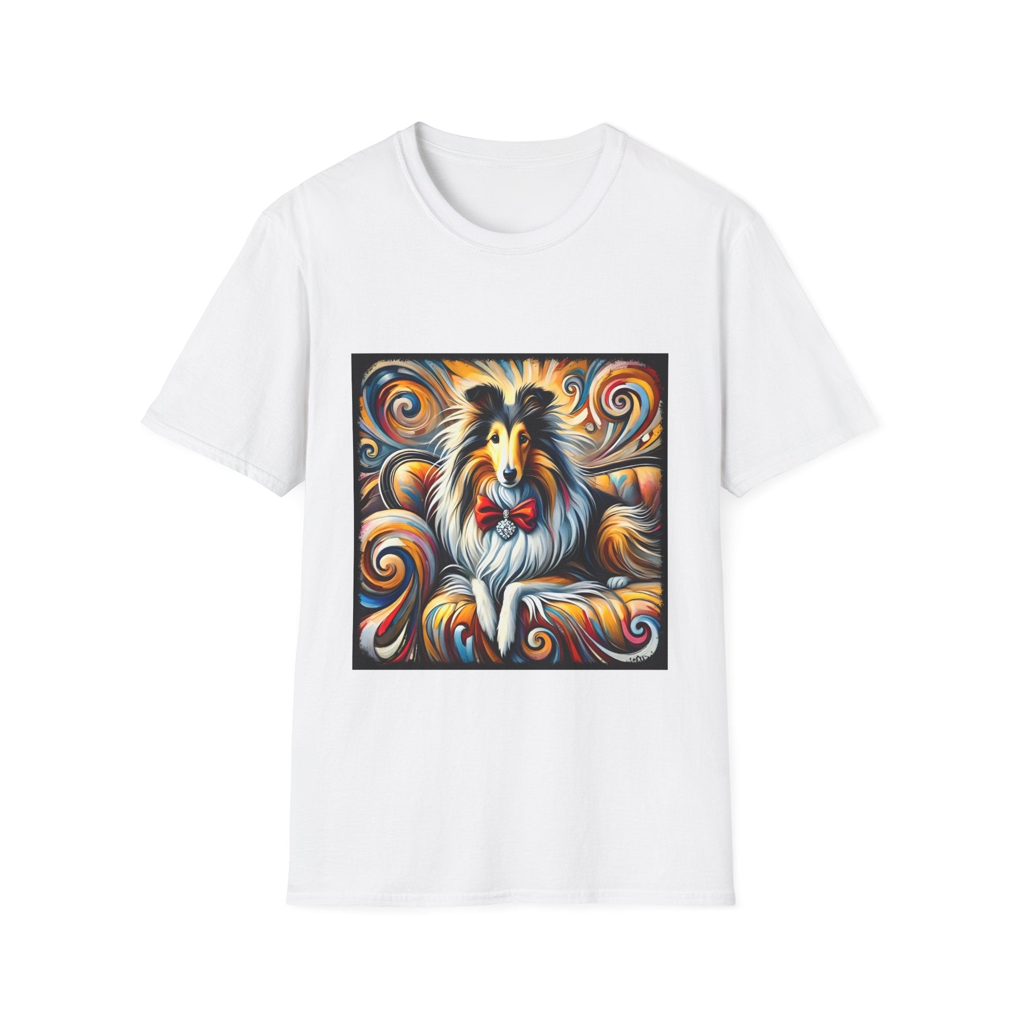 Collie Bold Swirl | Unisex Dog T-Shirt