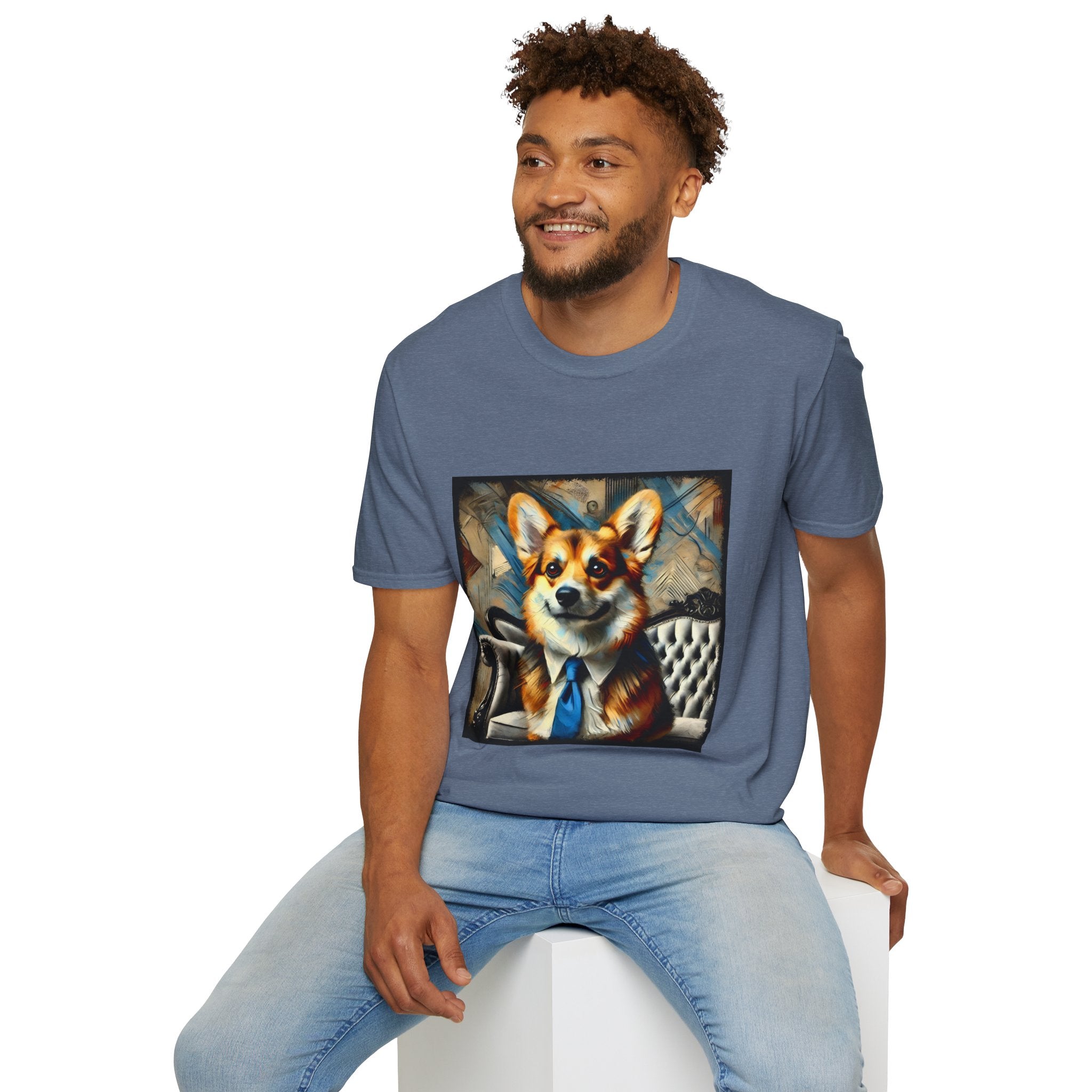 Pembroke Welsh Corgi Classic Gent | Unisex Dog T-Shirt