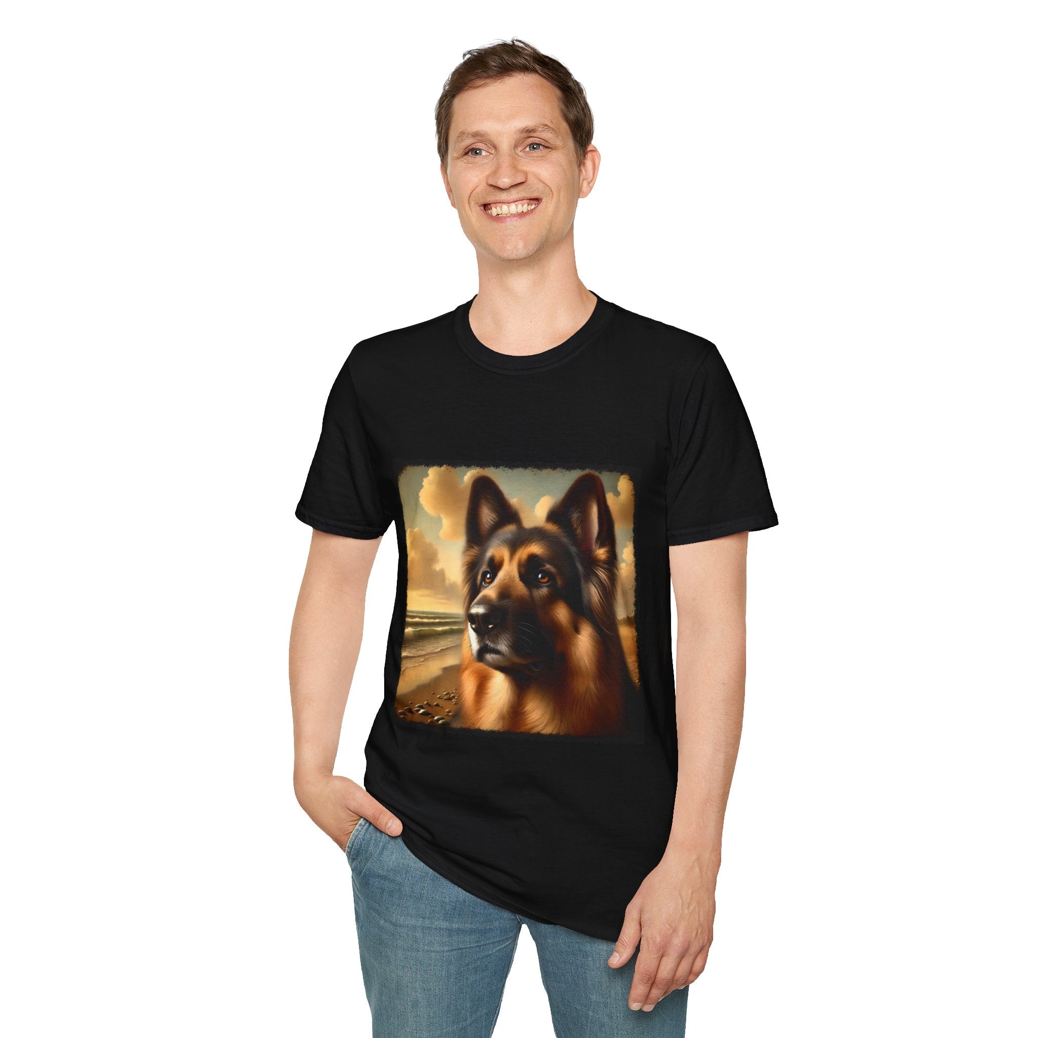 German Shepherd Beach Classic | Unisex Dog T-Shirt