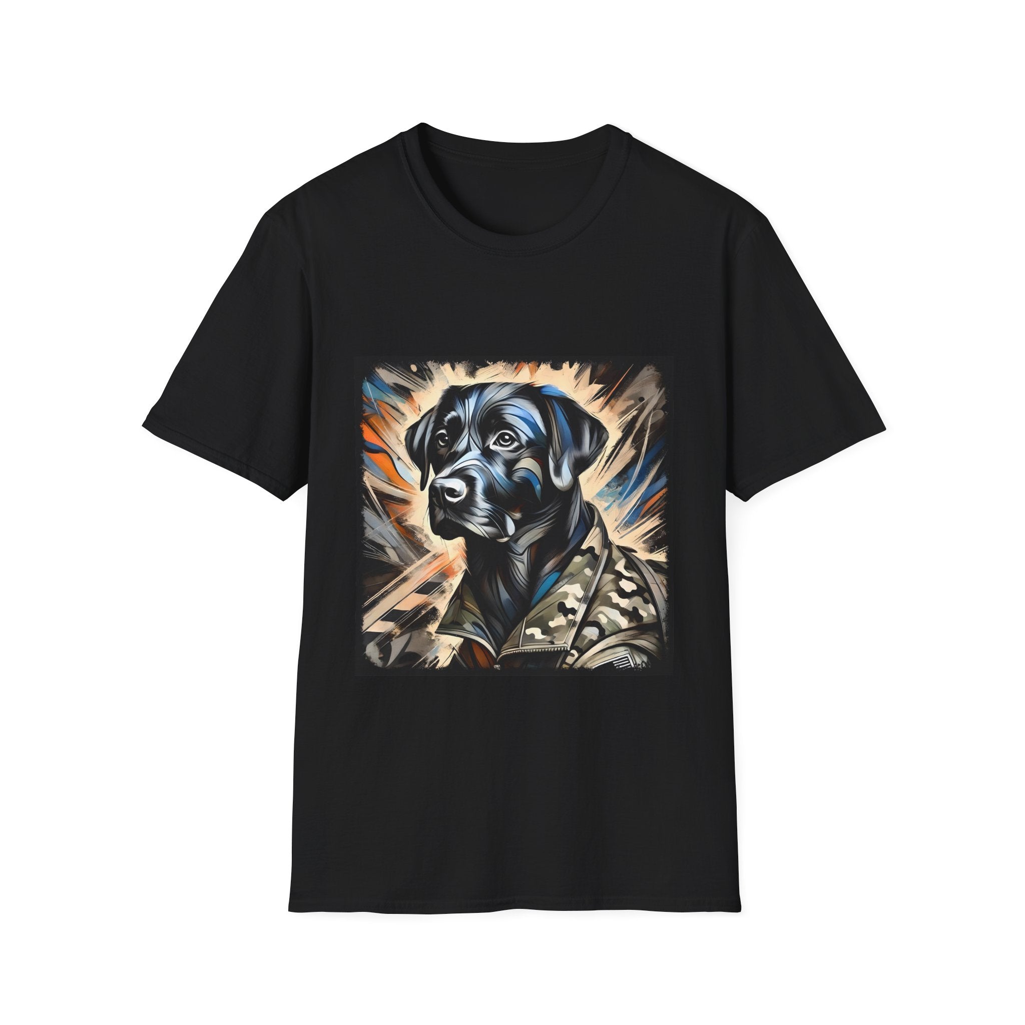 Labrador Retriever Bold Camo Classic | Unisex Dog T-Shirt