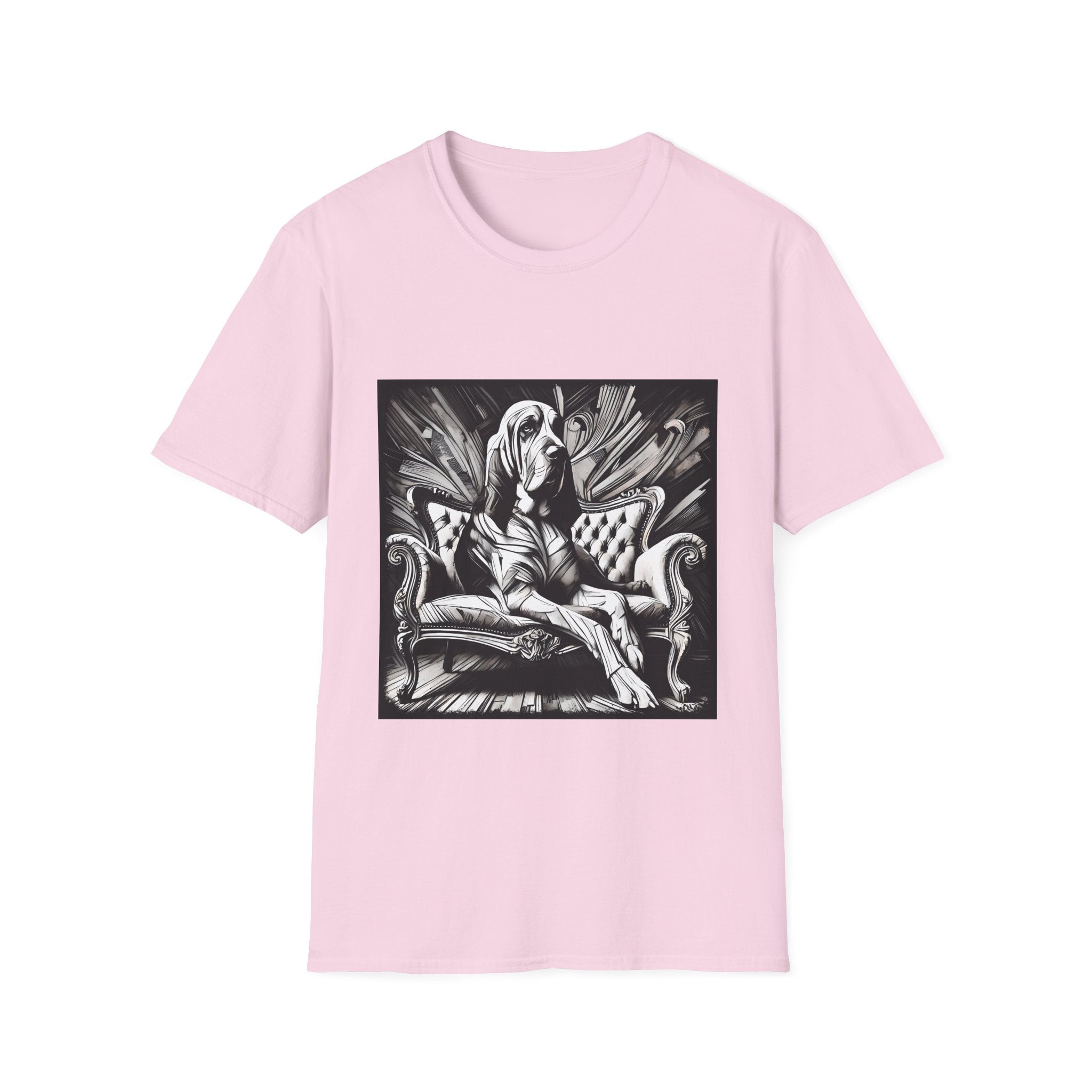 Bloodhound B&W Bold | Unisex Dog T-Shirt