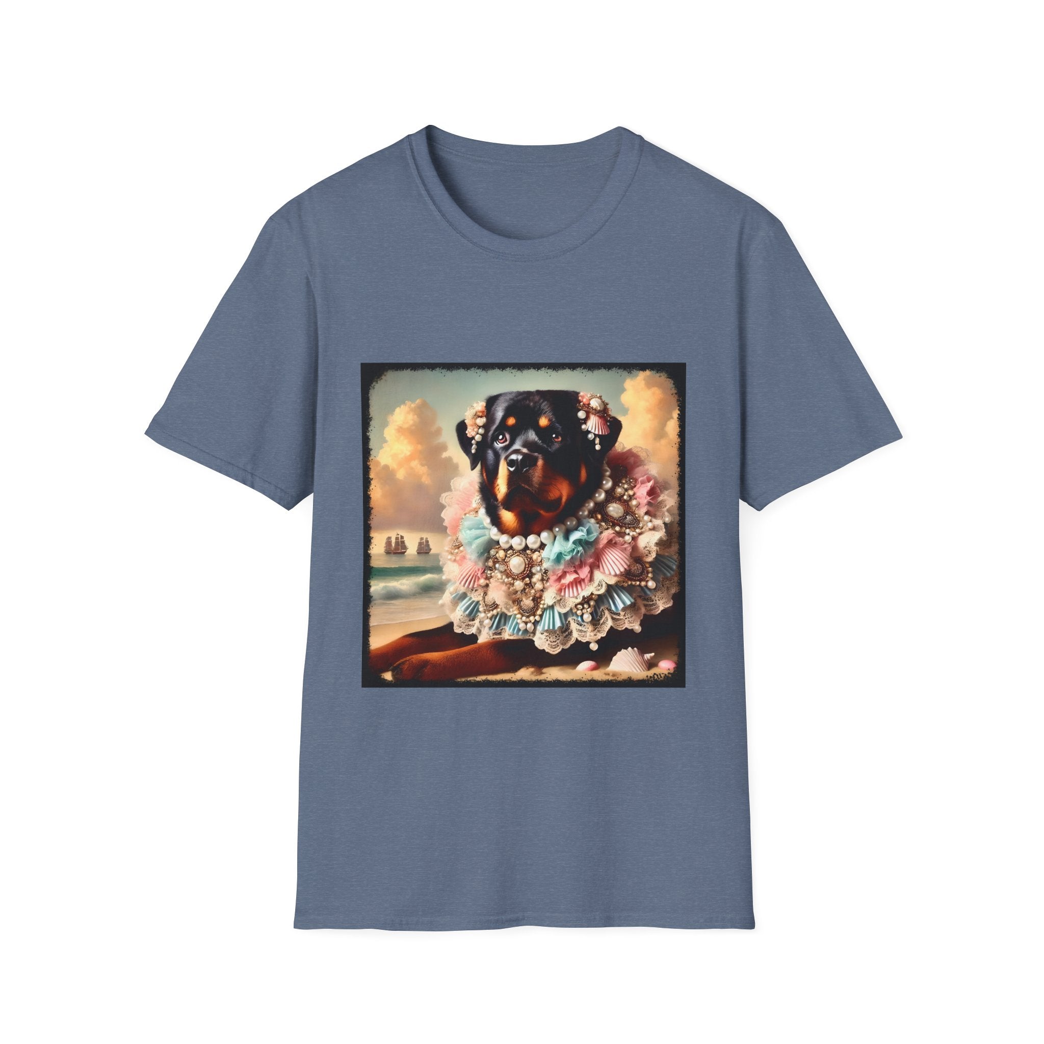 Rottweiler Beach Beauty | Unisex Dog T-Shirt