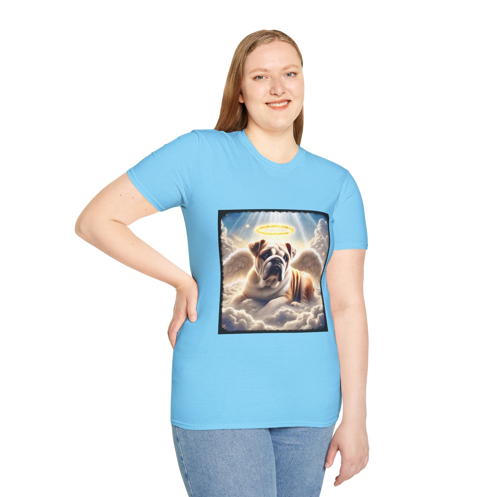 Bulldog Heavenly Angel | Unisex Dog T-Shirt