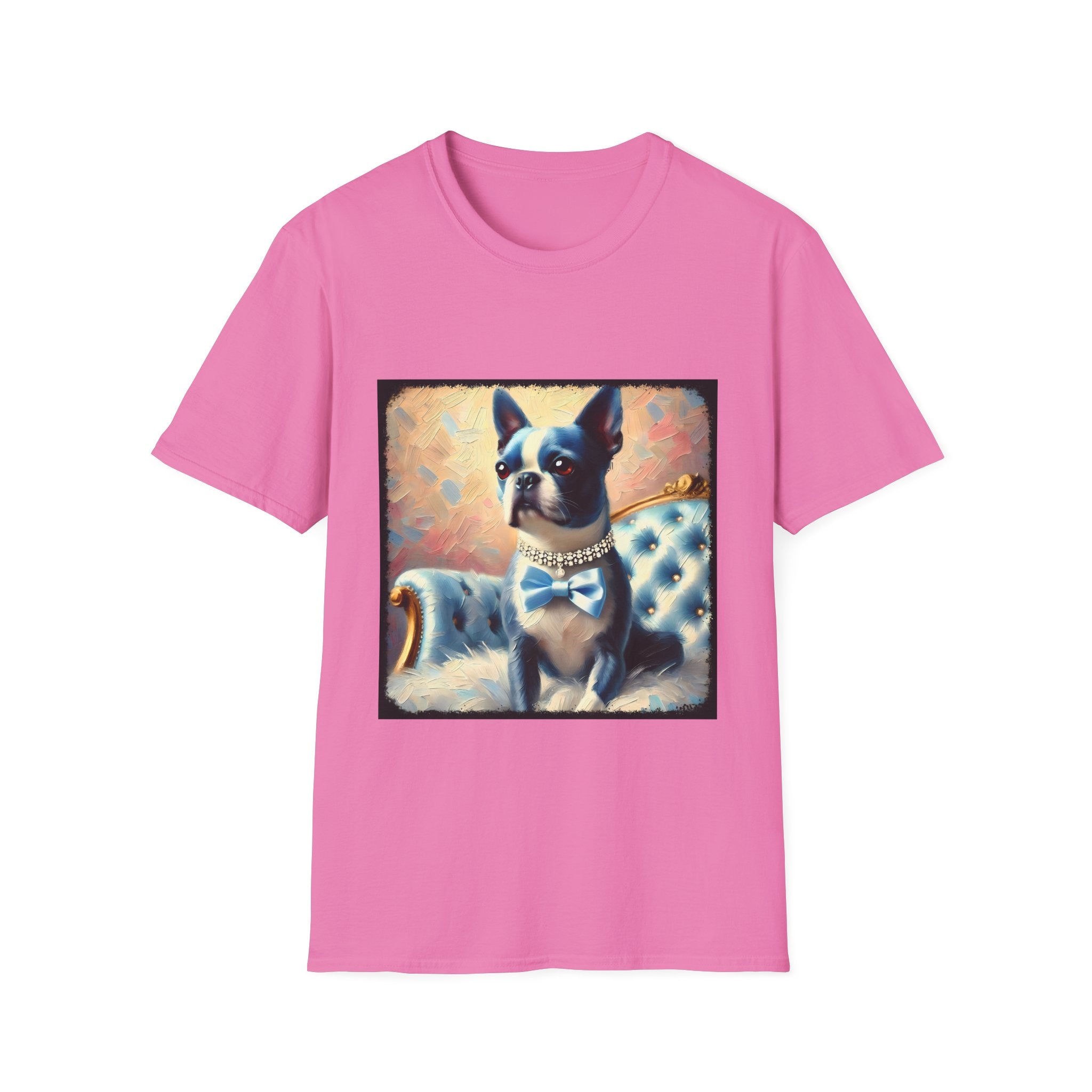 Boston Terrier Blue Classic | Unisex Dog T-Shirt